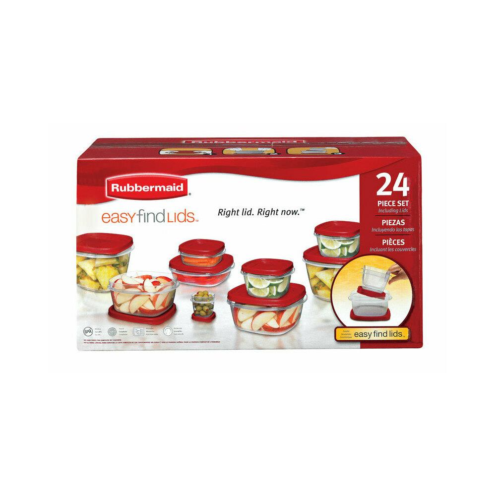 Rubbermaid ACHR132672  6137764 Food Storage Container Set, Assorted Size