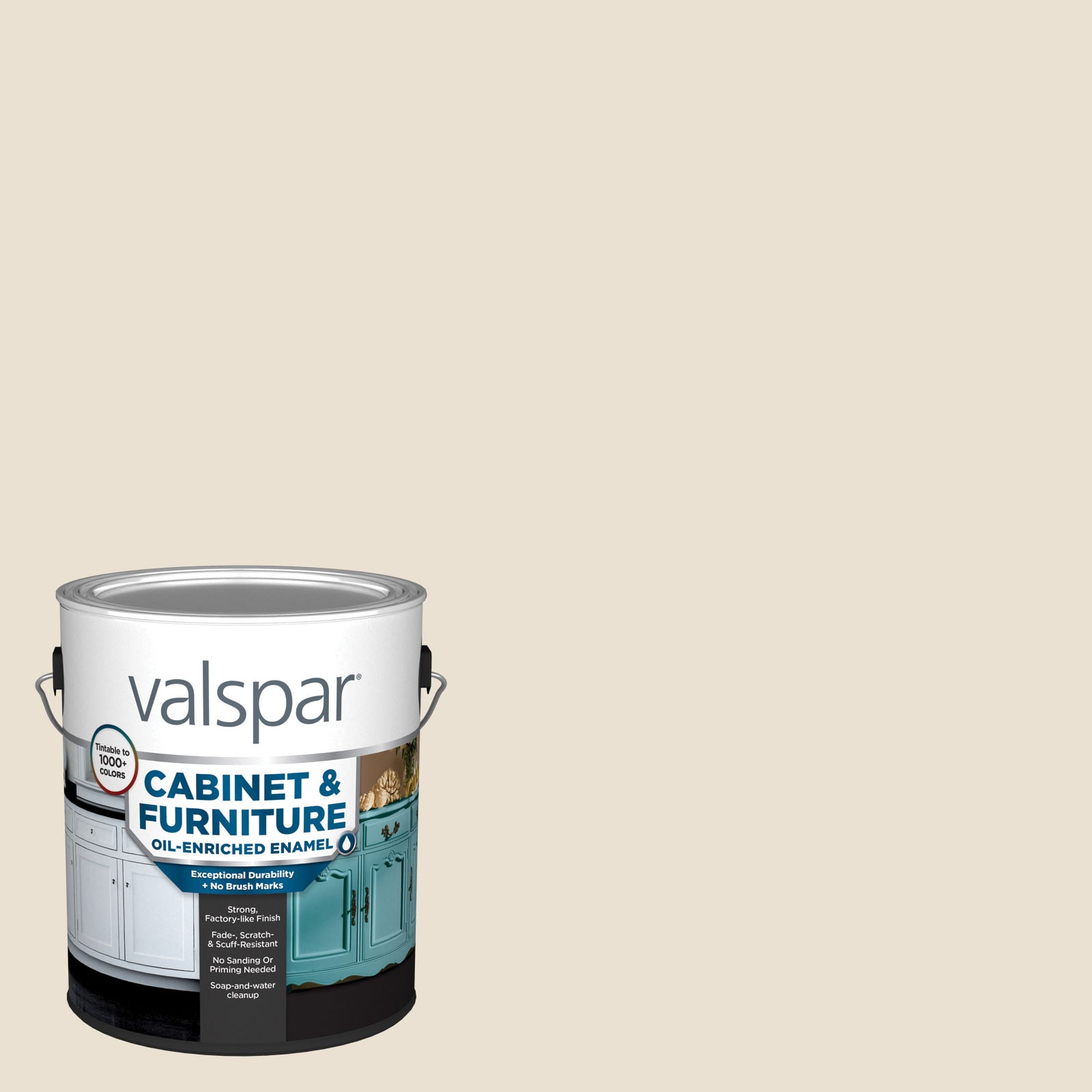 Valspar SW7554-740150 Cabinet and Furniture Satin Steamed Milk SW7554 Enamel ( 1-gallon )