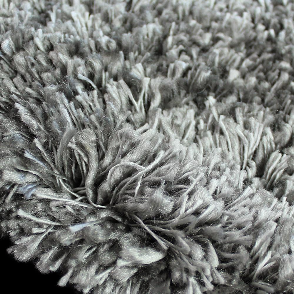 allen + roth Olearia 8 X 10 (ft) Grey Indoor Solid Area Rug RGAR070012 ...