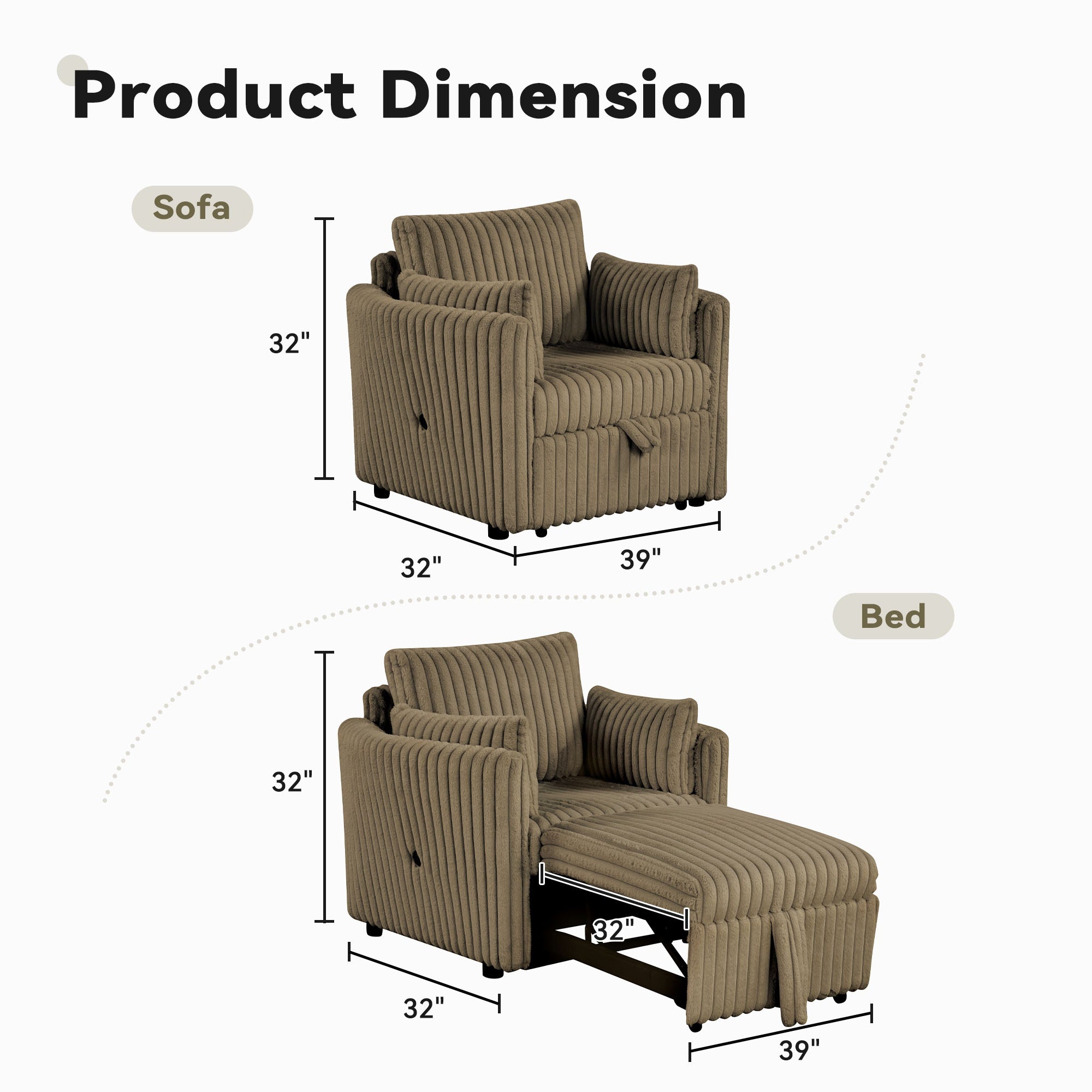 Boyel Living BL-SL64002BRCH Sofas-Loveseats - View #3