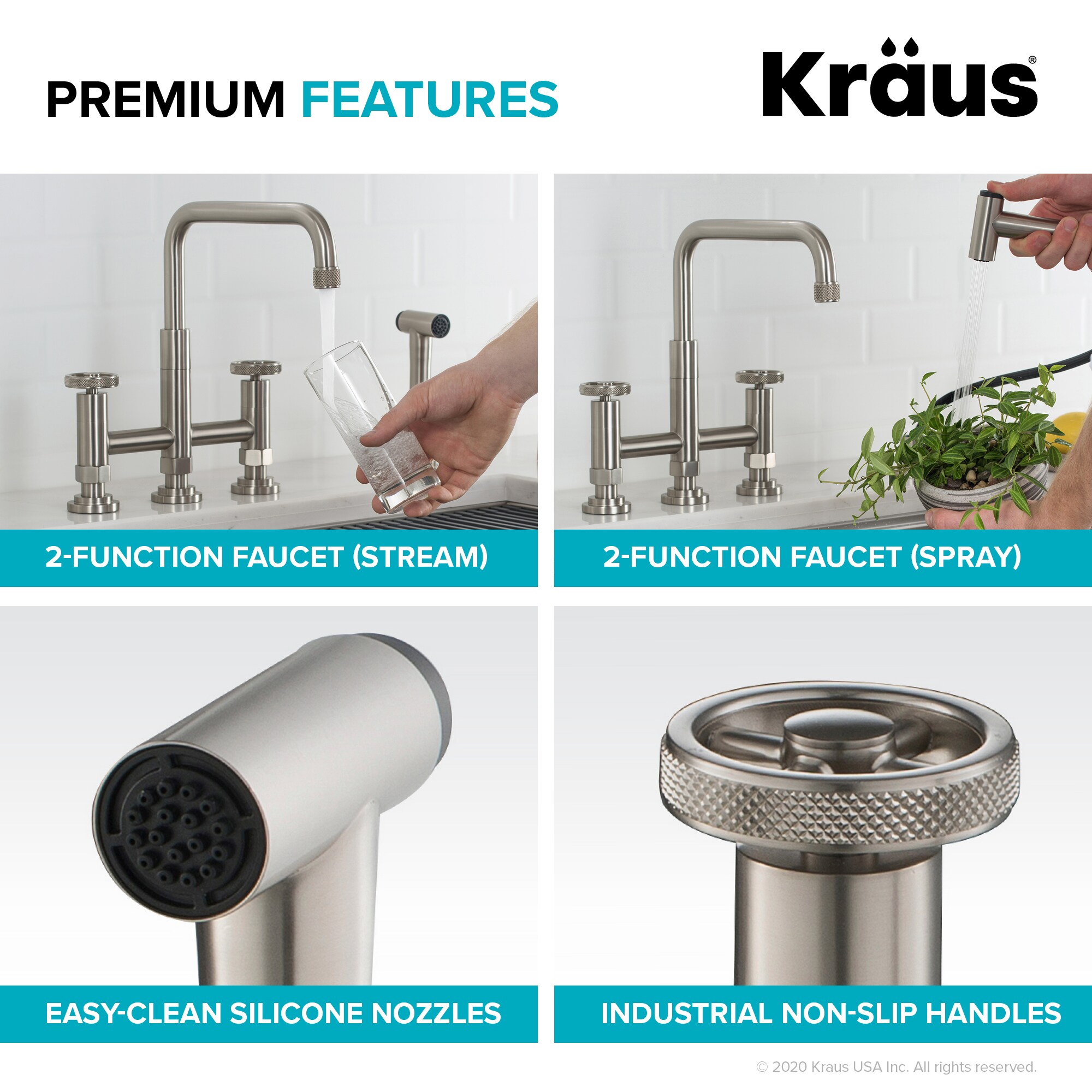 Kraus KPF-3125-FF-101SFS Kitchen-Faucets - View #7