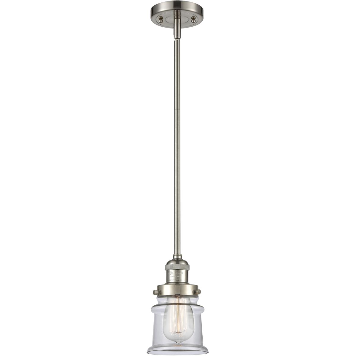 Innovations Lighting 1744548 201S-SN-G182S-LED Franklin Restoration Canton Mini Pendant