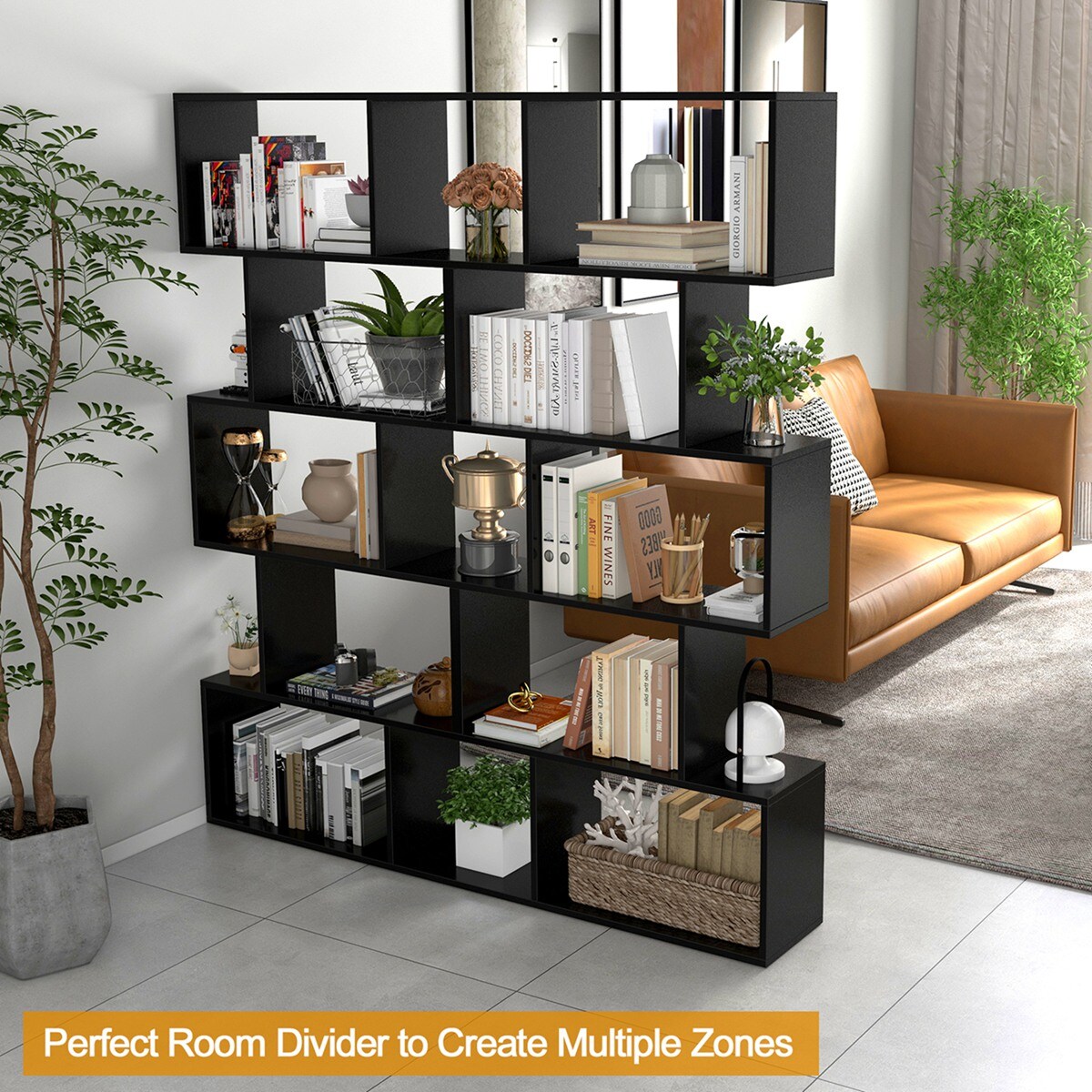 Costway CB10554DK bookcases - View #6