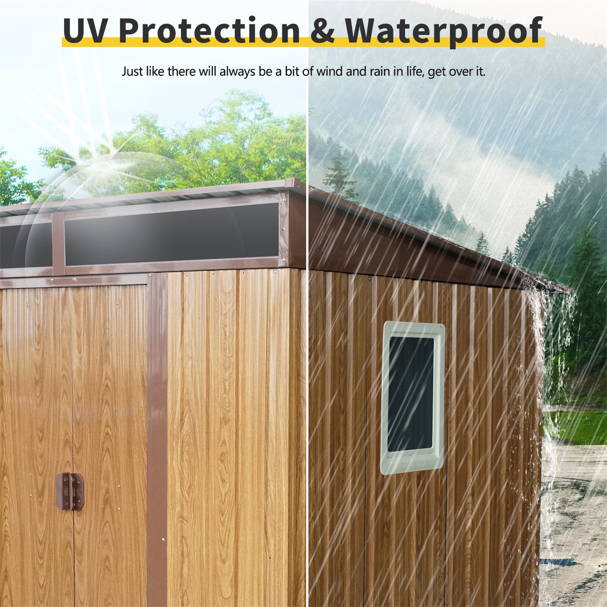 BABOOM BOM-185307-OR Metal-Storage-Buildings-Sheds - View #5