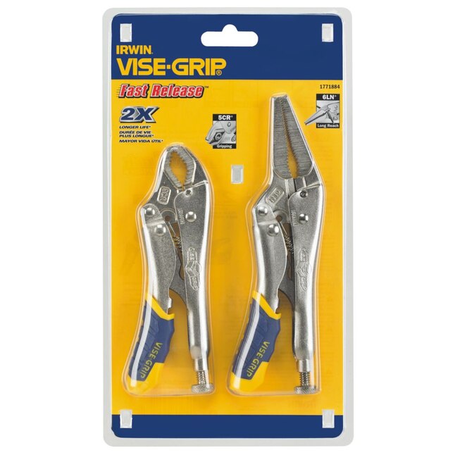 IRWIN Fast Release VISE-GRIP 2-Pack Locking Plier Set IRWIN Fast Release VISE-GRIP 2-Pack Locking Plier Set
