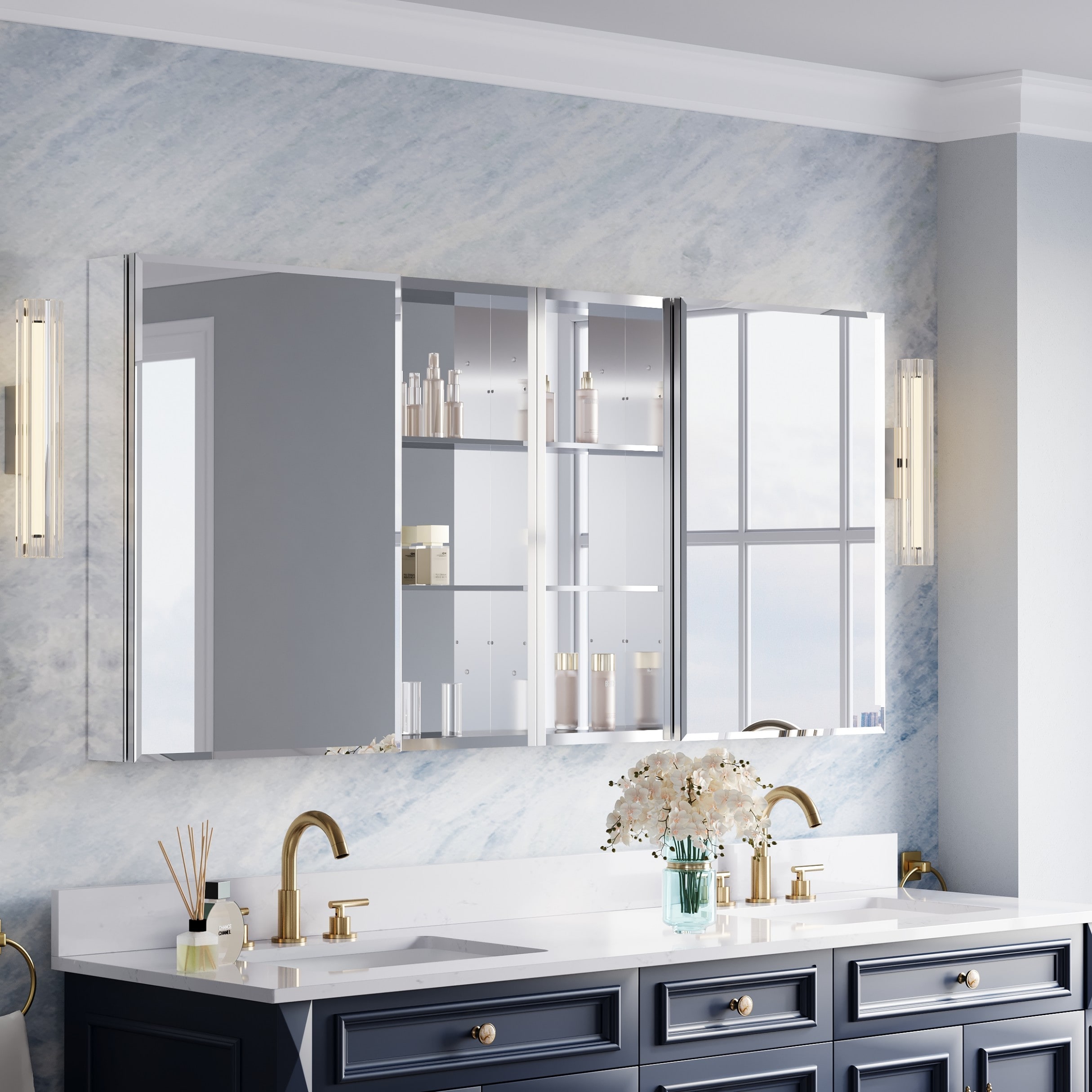 WELLFOR B20L30MC30MCB20R Bathroom-Wall-Cabinets - View #6