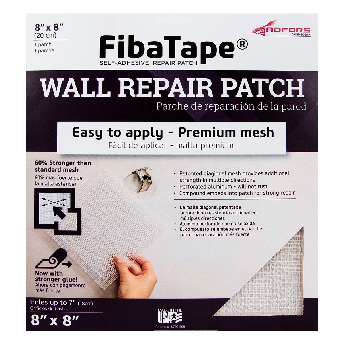 Seloom Drywall Repair Kit Upgraded Size, 10 x 10 Inch Drywall Patch Kit  Large Hole, Self
