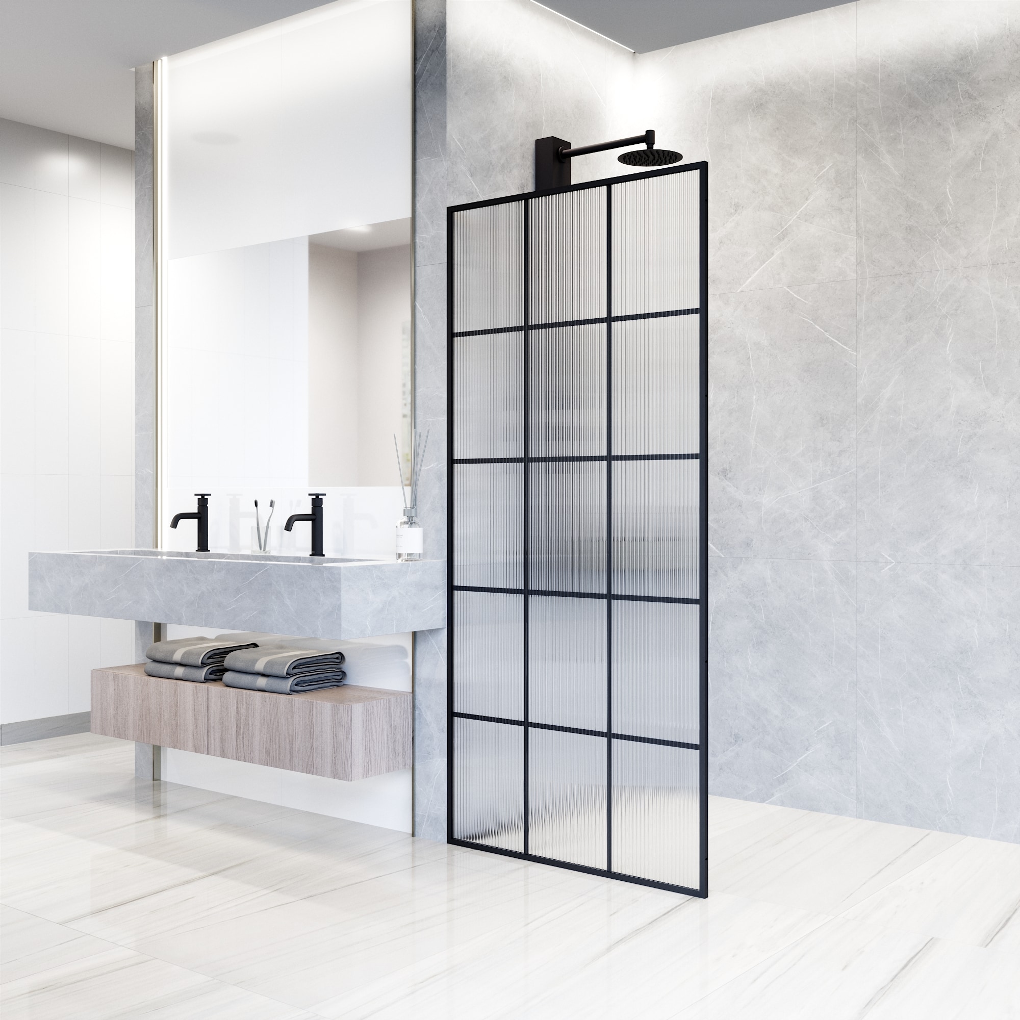 VIGO VG6092MBFL3474 Shower-Doors - View #4