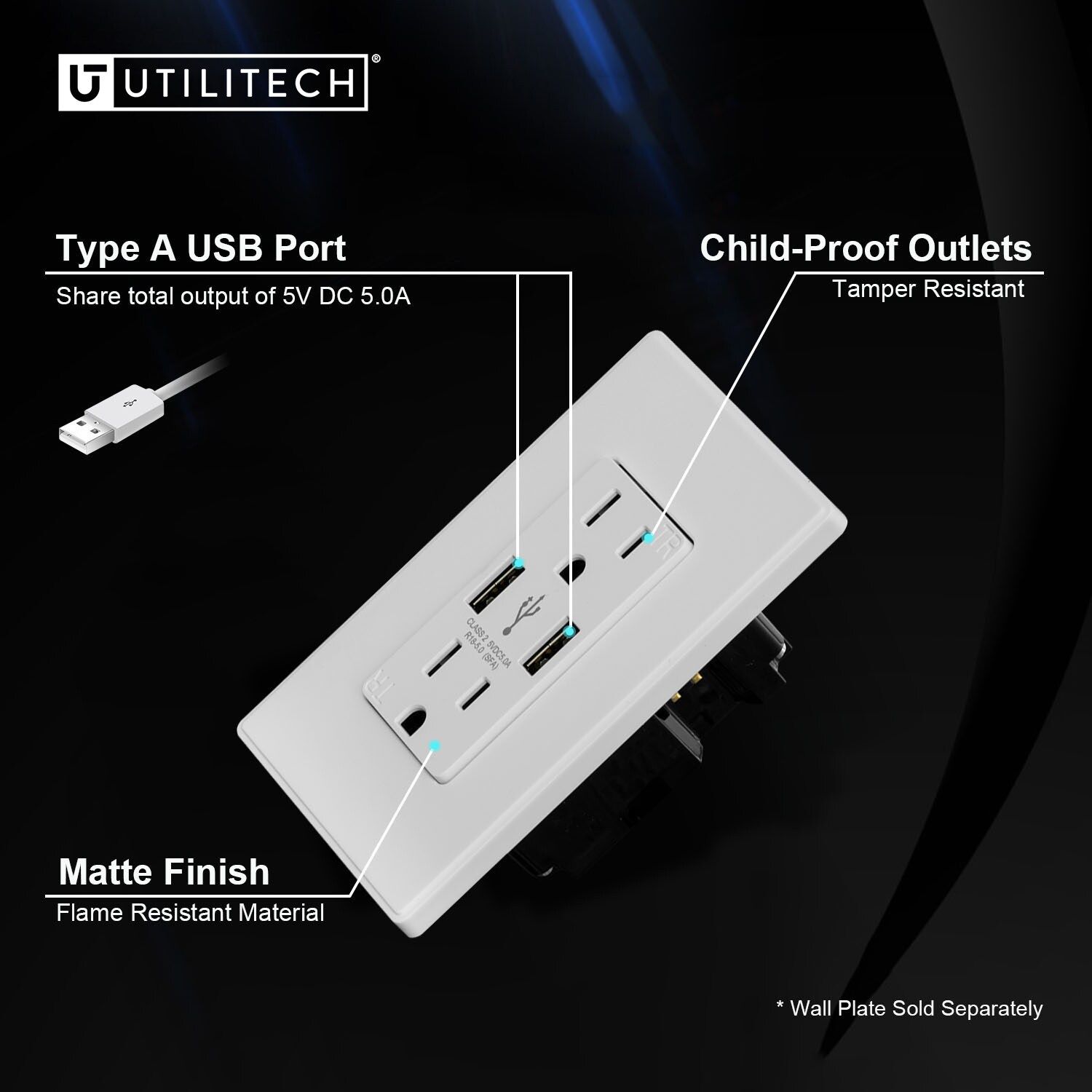 Utilitech R1815D50AA-WH6 receptacles - View #5