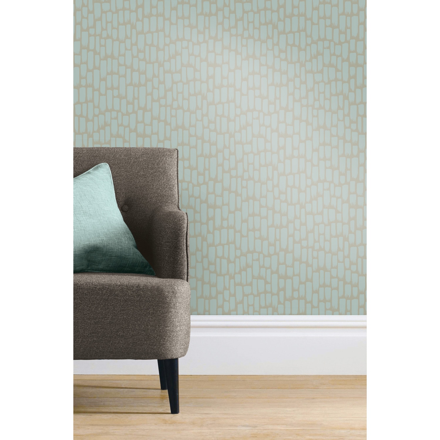 RoomMates RMK11491WP 28.18-Sq. Feet Green Vinyl Abstract Self-adhesive Peel and Stick Wallpaper