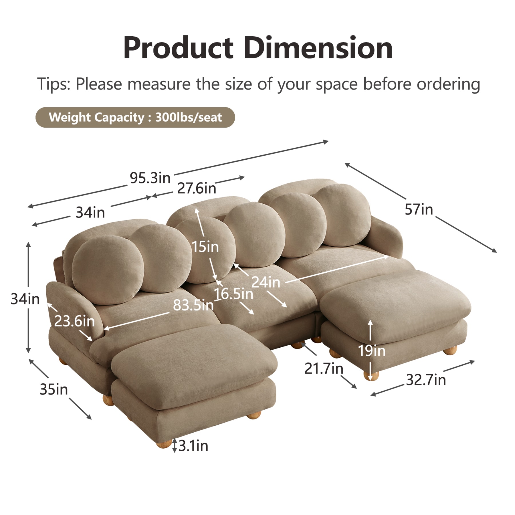 CHITA SOFA225  - View #4