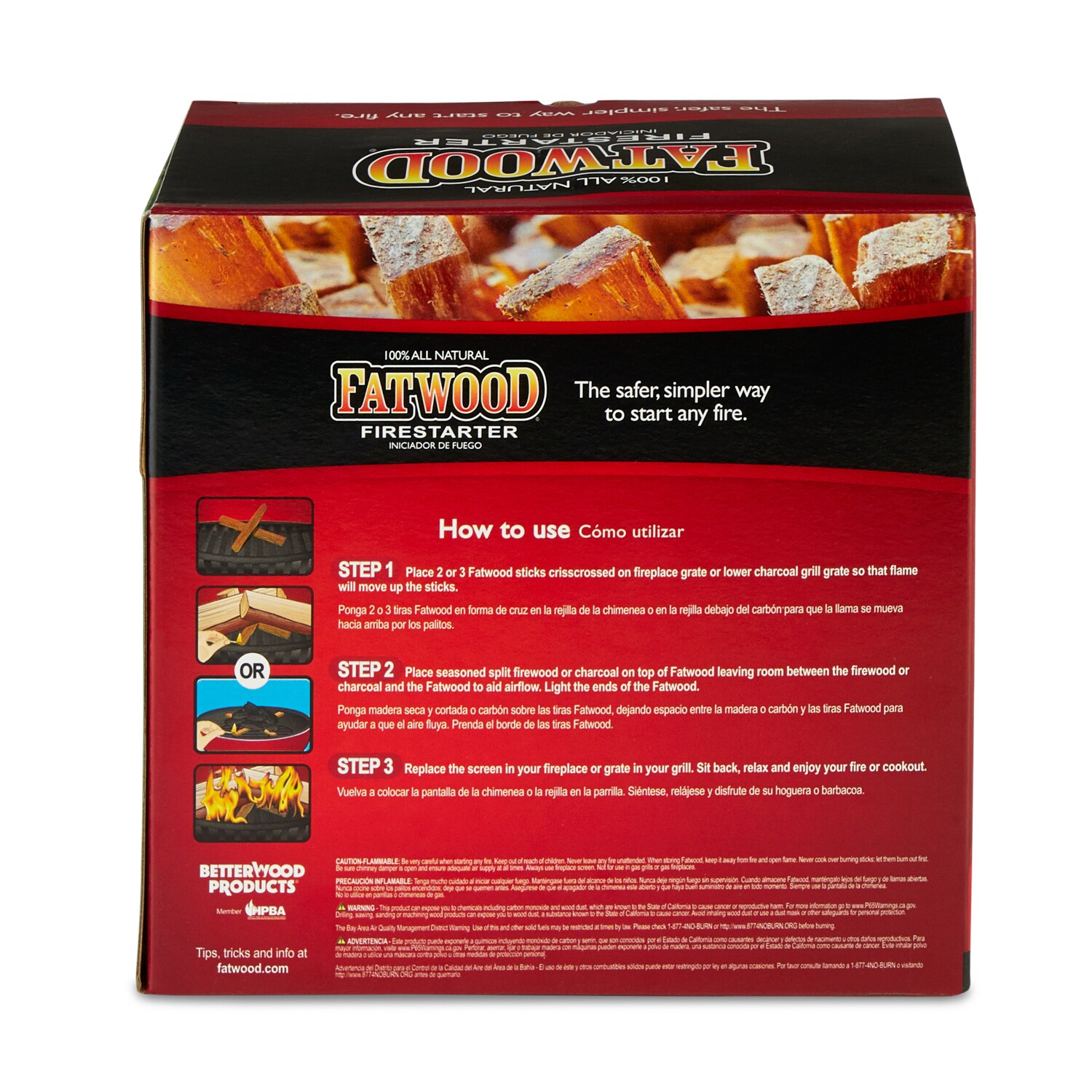 BetterWood Products 174806 Fireplace-Logs-Firestarters - View #12