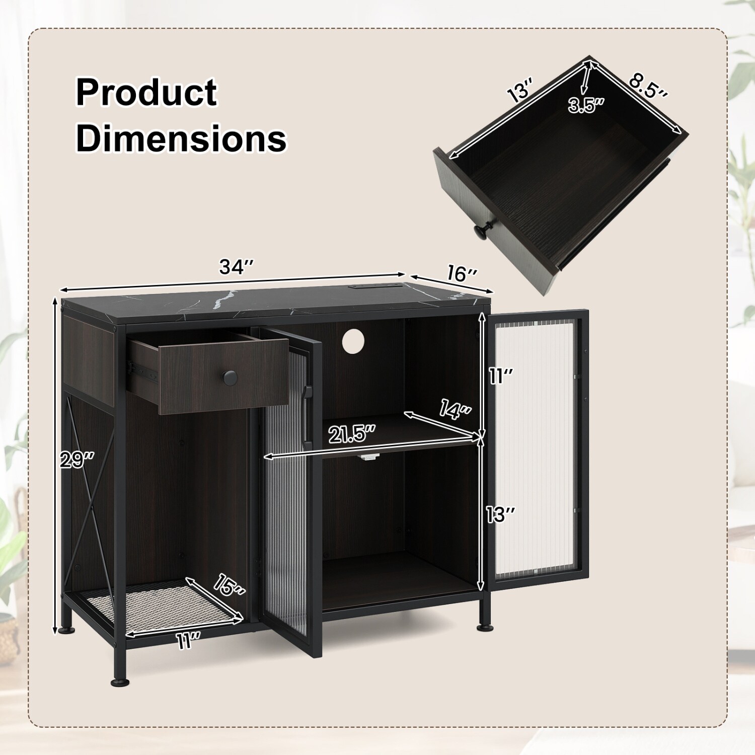 Slickblue D-CO-KD-SU14531VJ Dining-Kitchen-Storarge - View #6