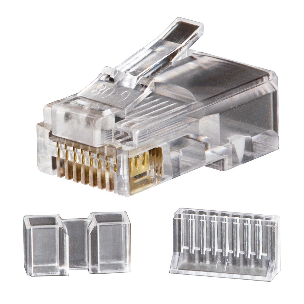 Klein Tools Modular Data Plugs RJ45 CAT6, 25-Pack #VDV826603