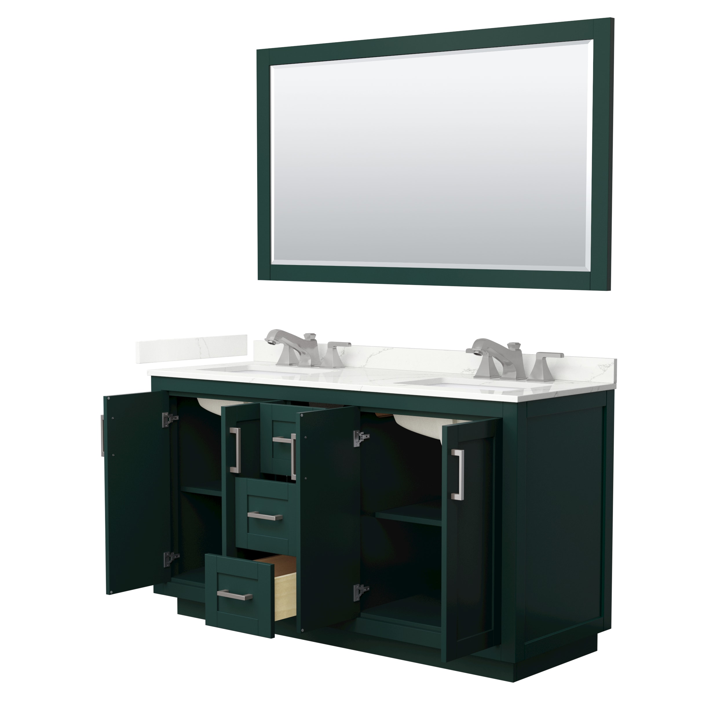 Wyndham Collection WCF292960DGEGTUS3M58 Bath-Vanity-Combo - View #3