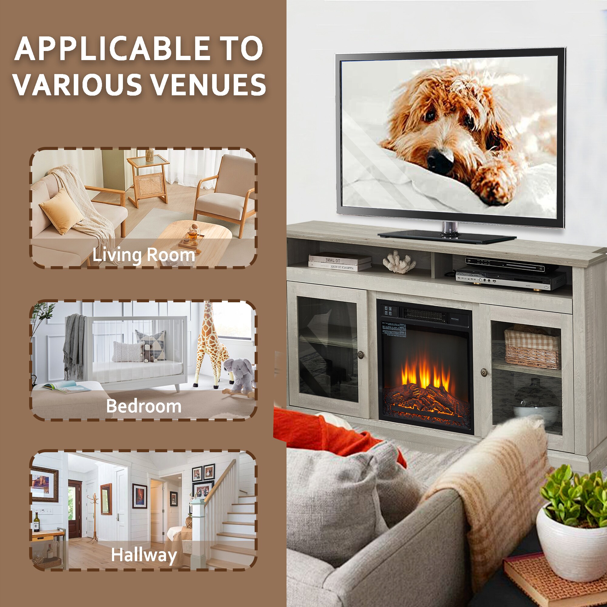 Sunrinx MG63-18-GSD Electric-Fireplaces - View #7