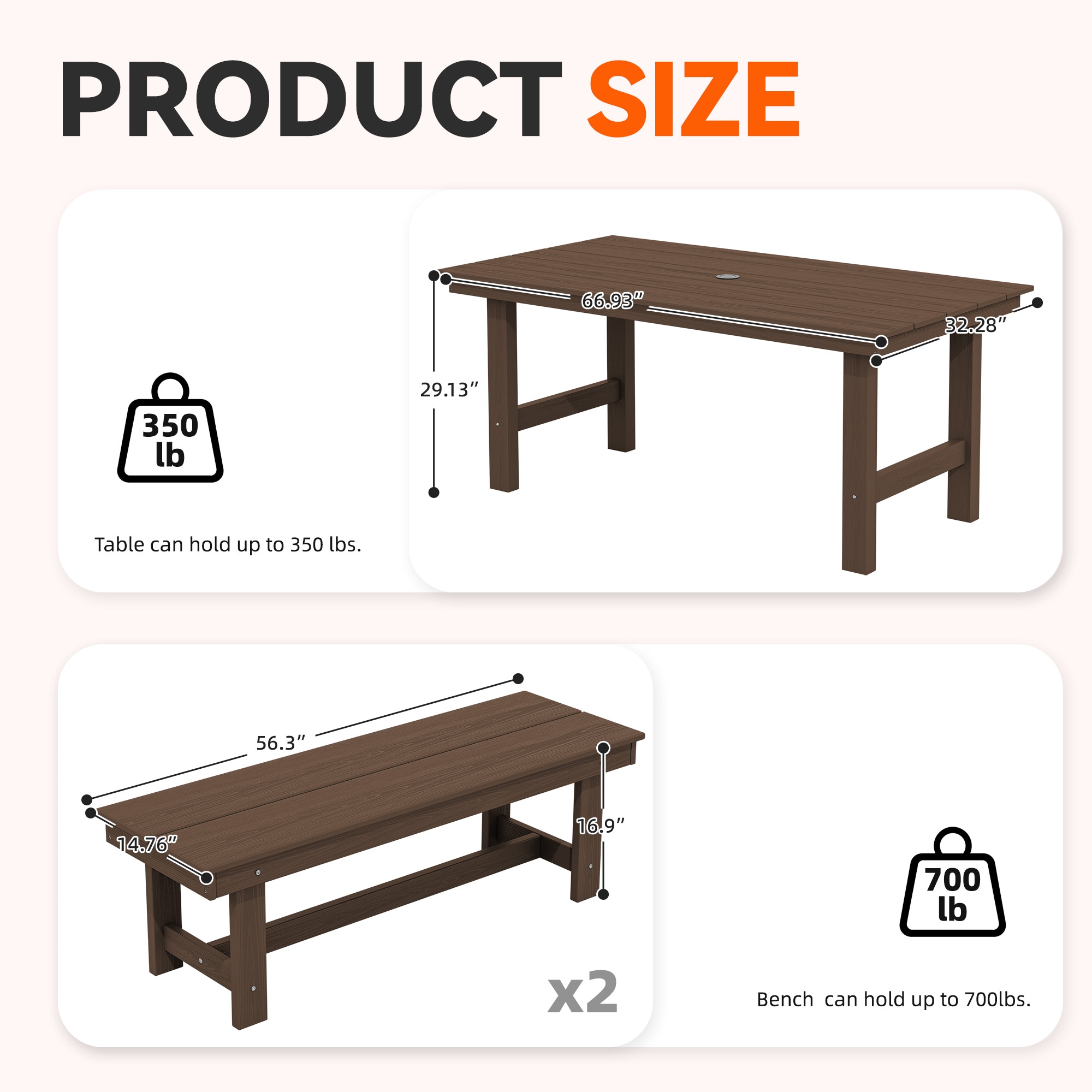 JEAREY PECZD3JT-BN Patio-Dining-Sets - View #5