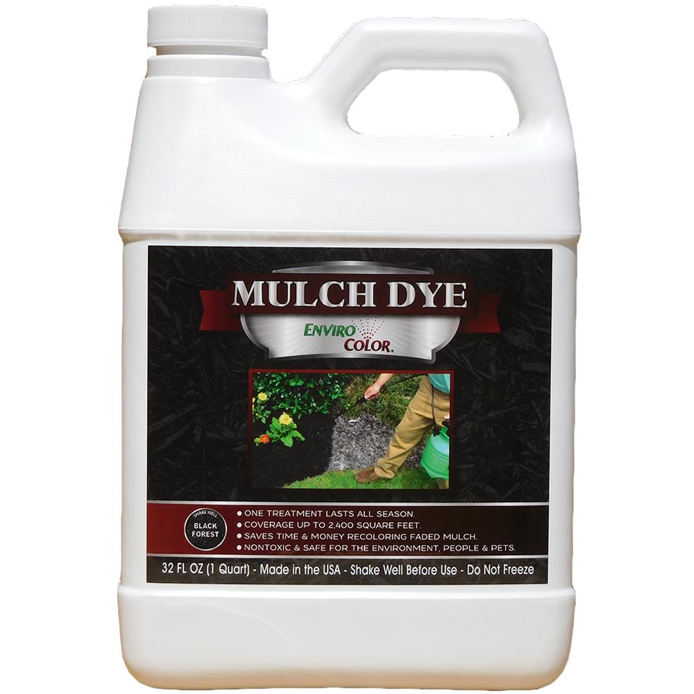 Peach Country Midnight Black Mulch Dye Color Concentrate - 2,800 Sq. ft. - Brighten Up Your Old Mulch Beds Easily with Our Premi