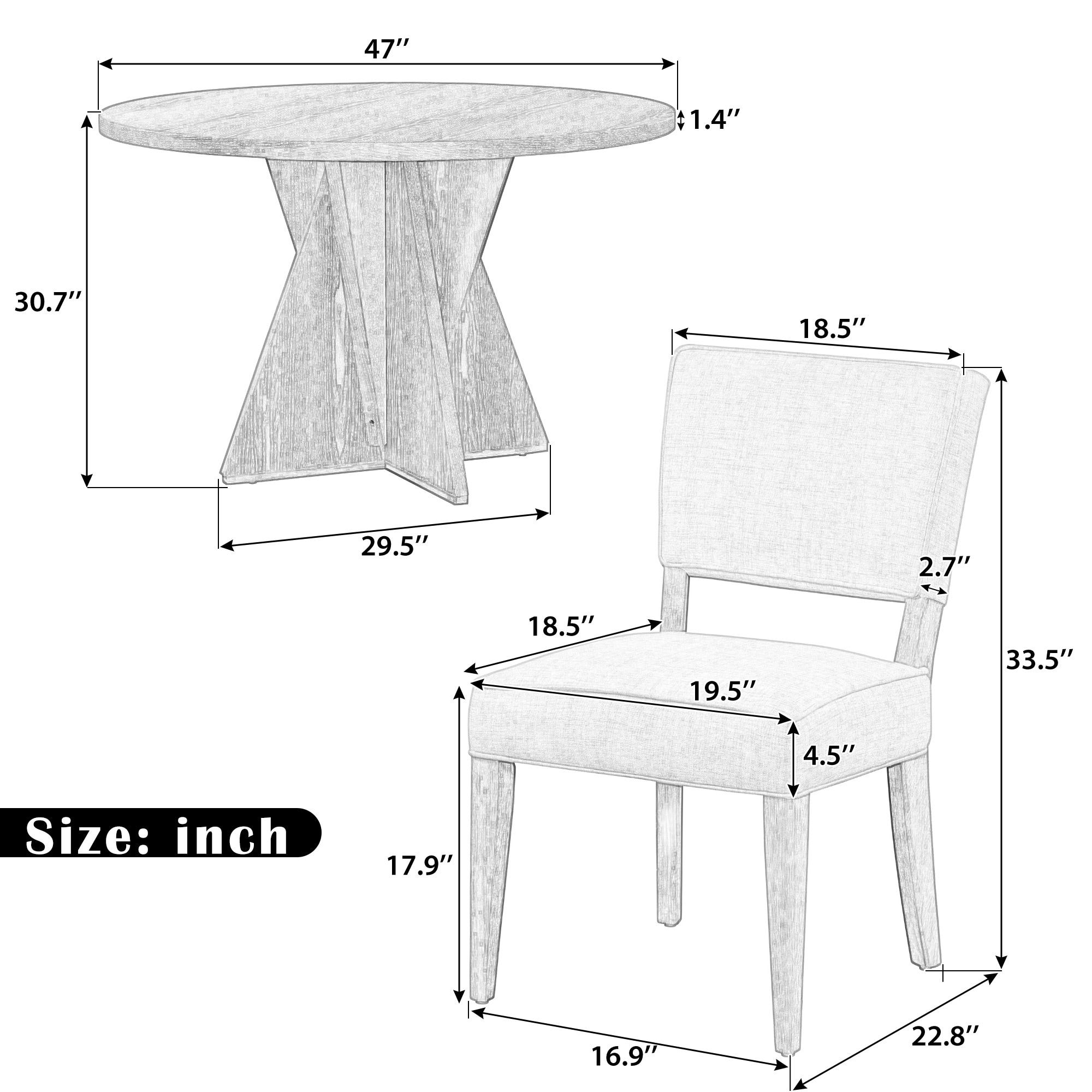 ModernLuxe ST000138AAE Dining-Sets - View #2