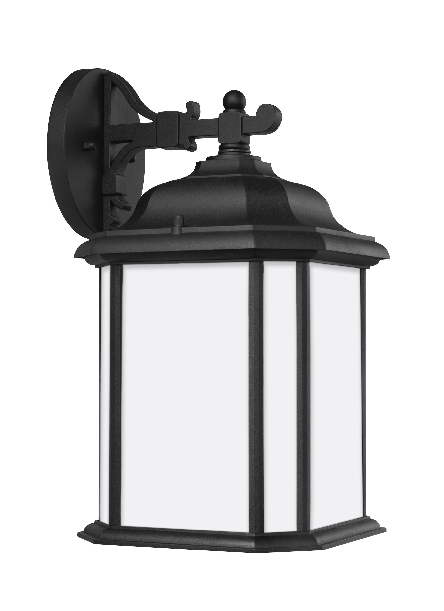 Generation Lighting Kent 1-Light 15-in H Satin Black LED