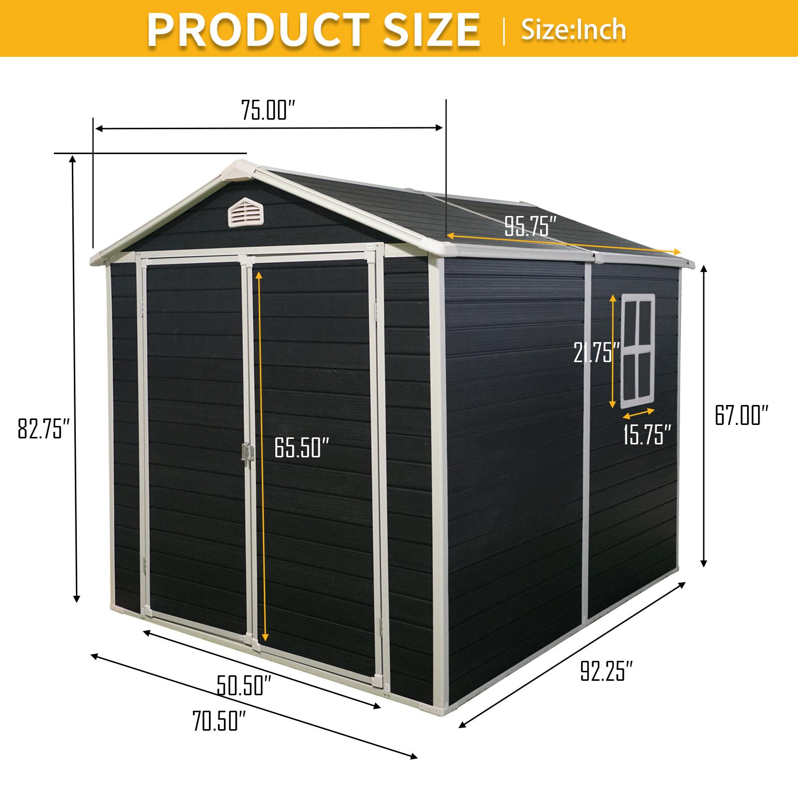 Bayfeve BF-54025-SD Vinyl-Resin-Storage-Buildings - View #8