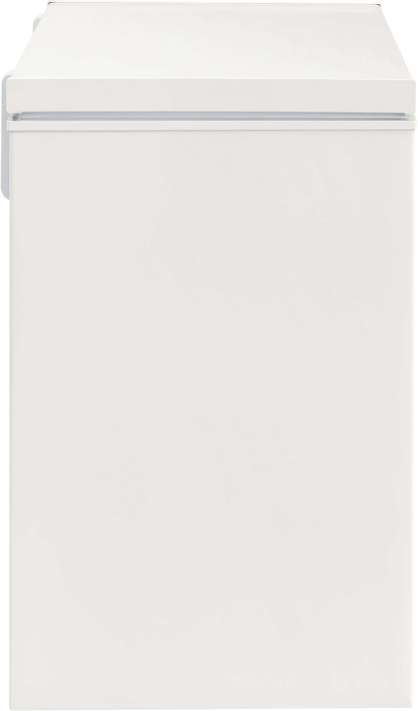 Chest Freezer Moosoo 7.0 Cu ft Deep Freezer Chest Freezer with Energy Saving and Low-Noise, Md07, White, Size: 18.4 inch x 15.4 inch x 5.1 inch