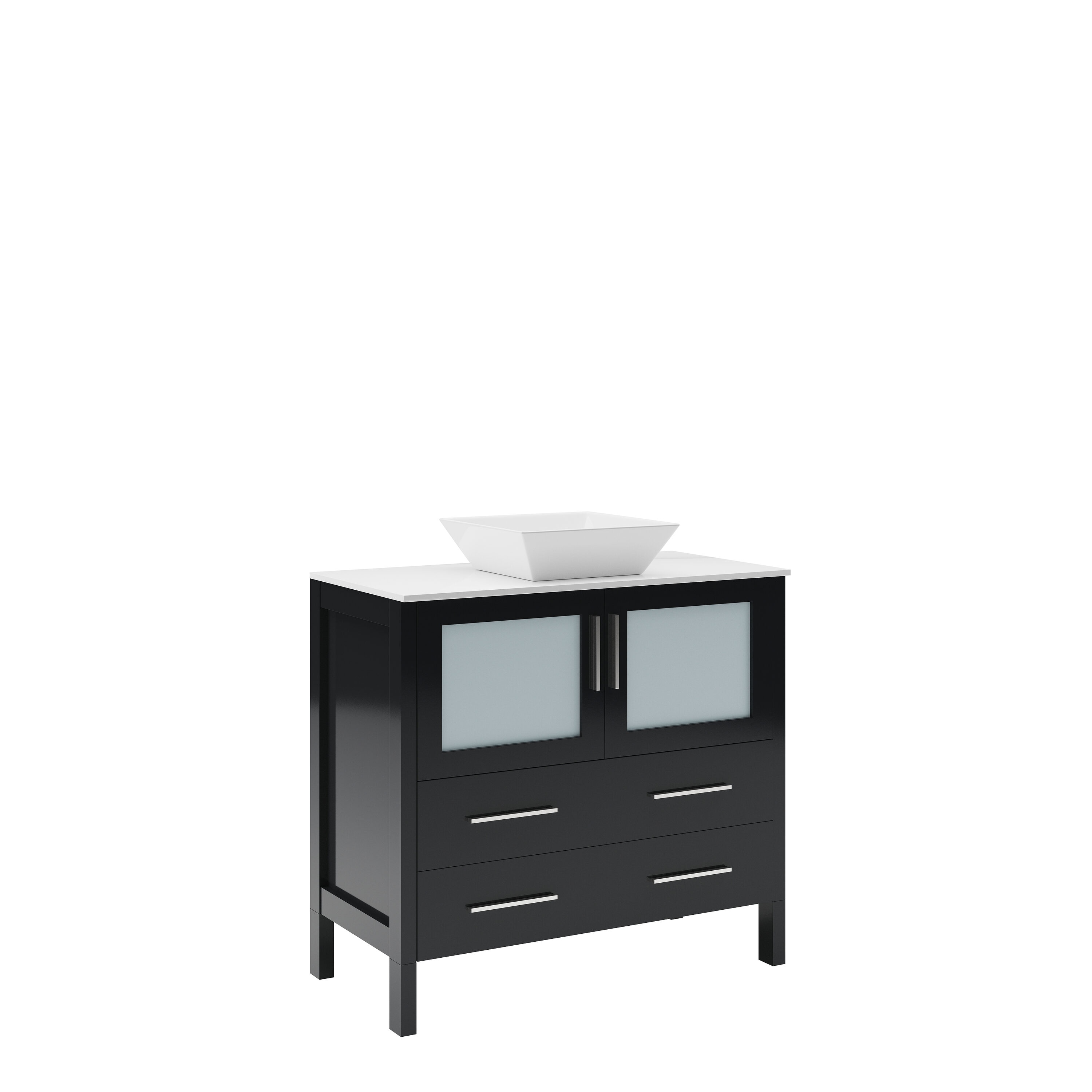 Fresca FCB6236ES-CWH-V Bath-Vanity-Combo - View #2