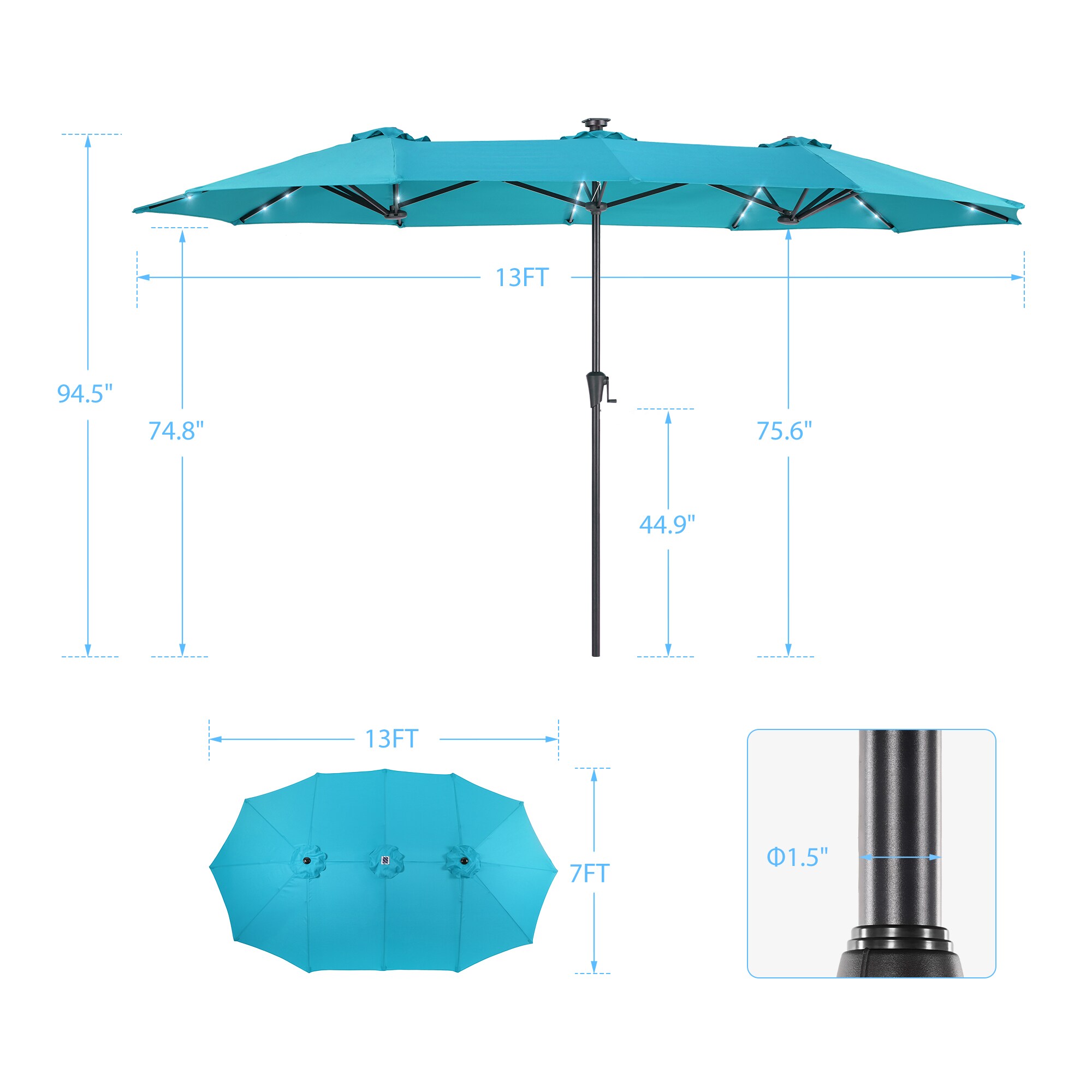 ACEGOSES LW-L3-66-LB Umbrellas-2 - View #2