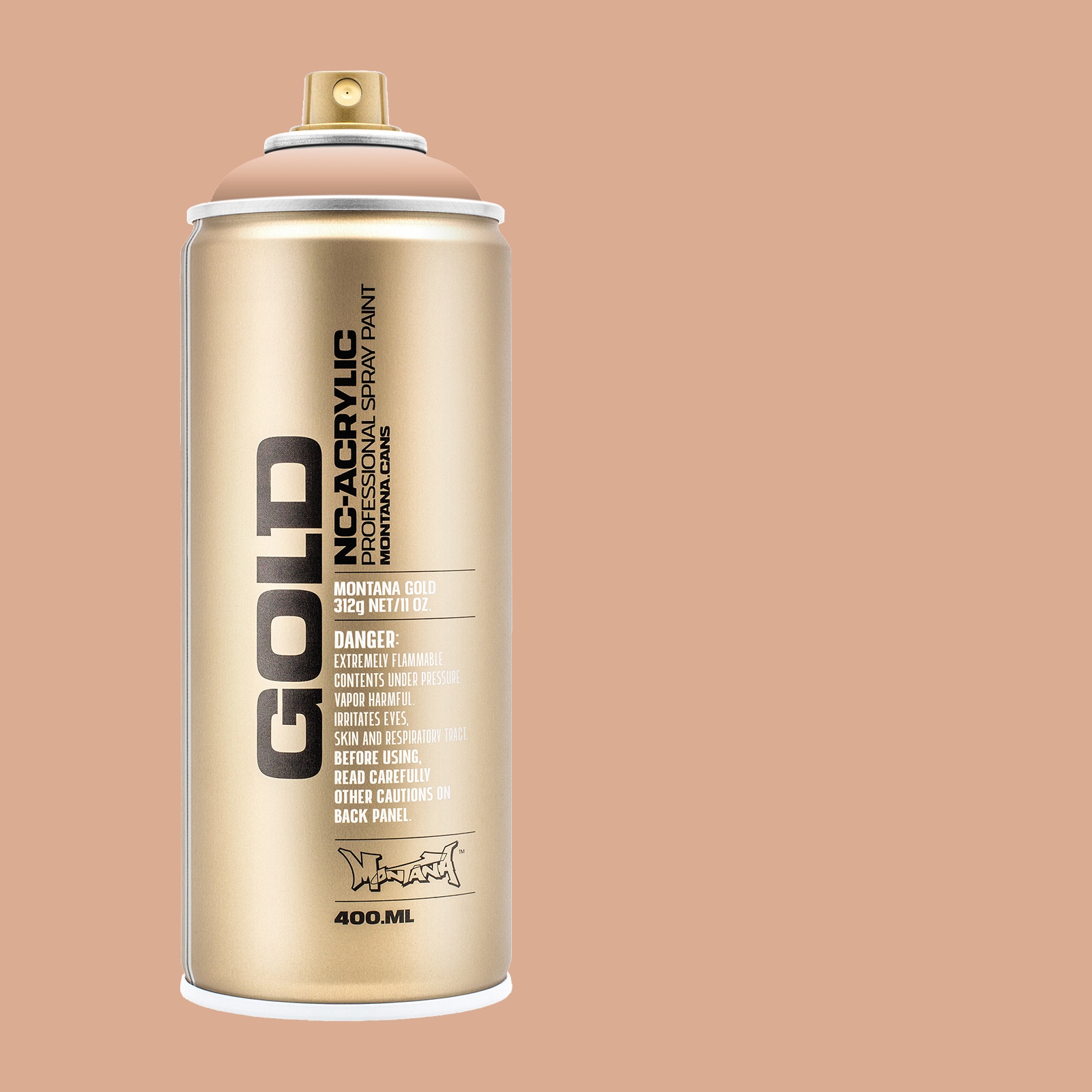 Montana Cans MXG-G1430 GOLD Matte Make Up Spray paint ( NET WT. 11-oz )