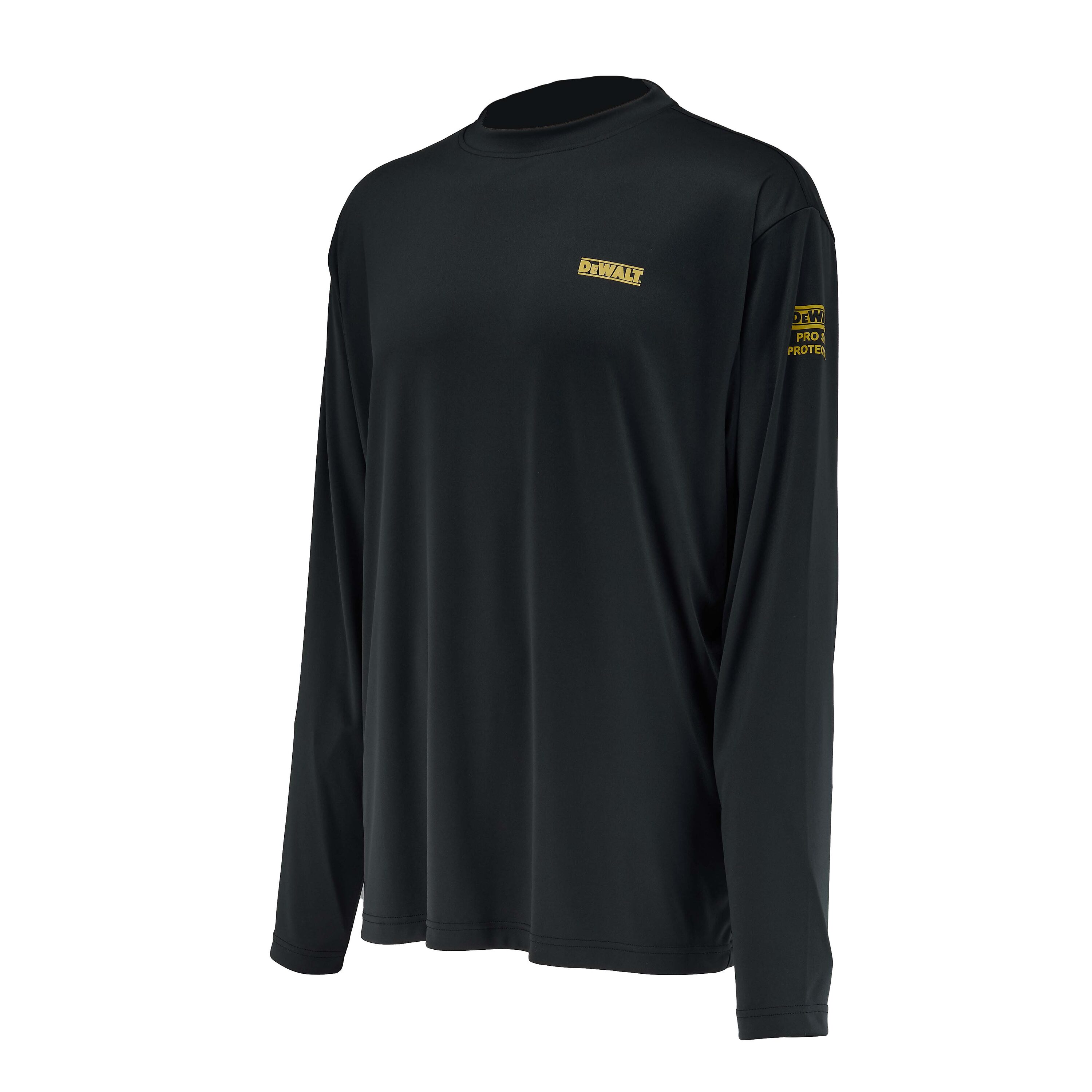 DEWALT Men's Black Light weight Knit Long sleeve T-shirt ( L ) in
