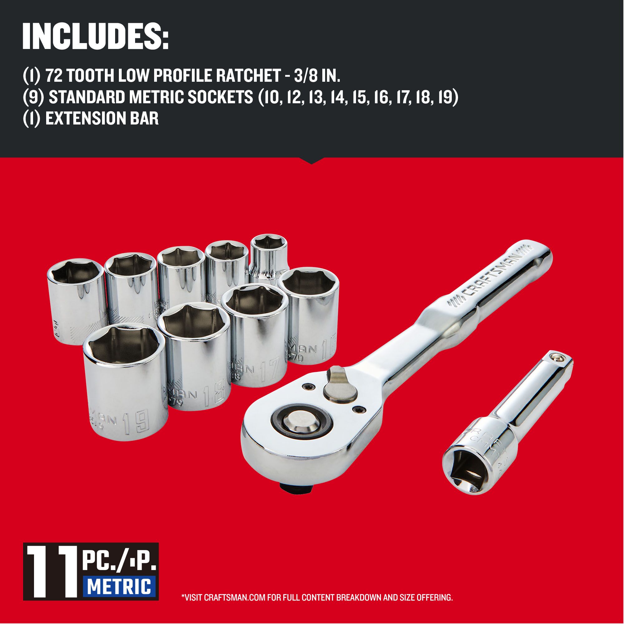 CRAFTSMAN CMMT12127 Mechanics-Tool-Sets - View #3