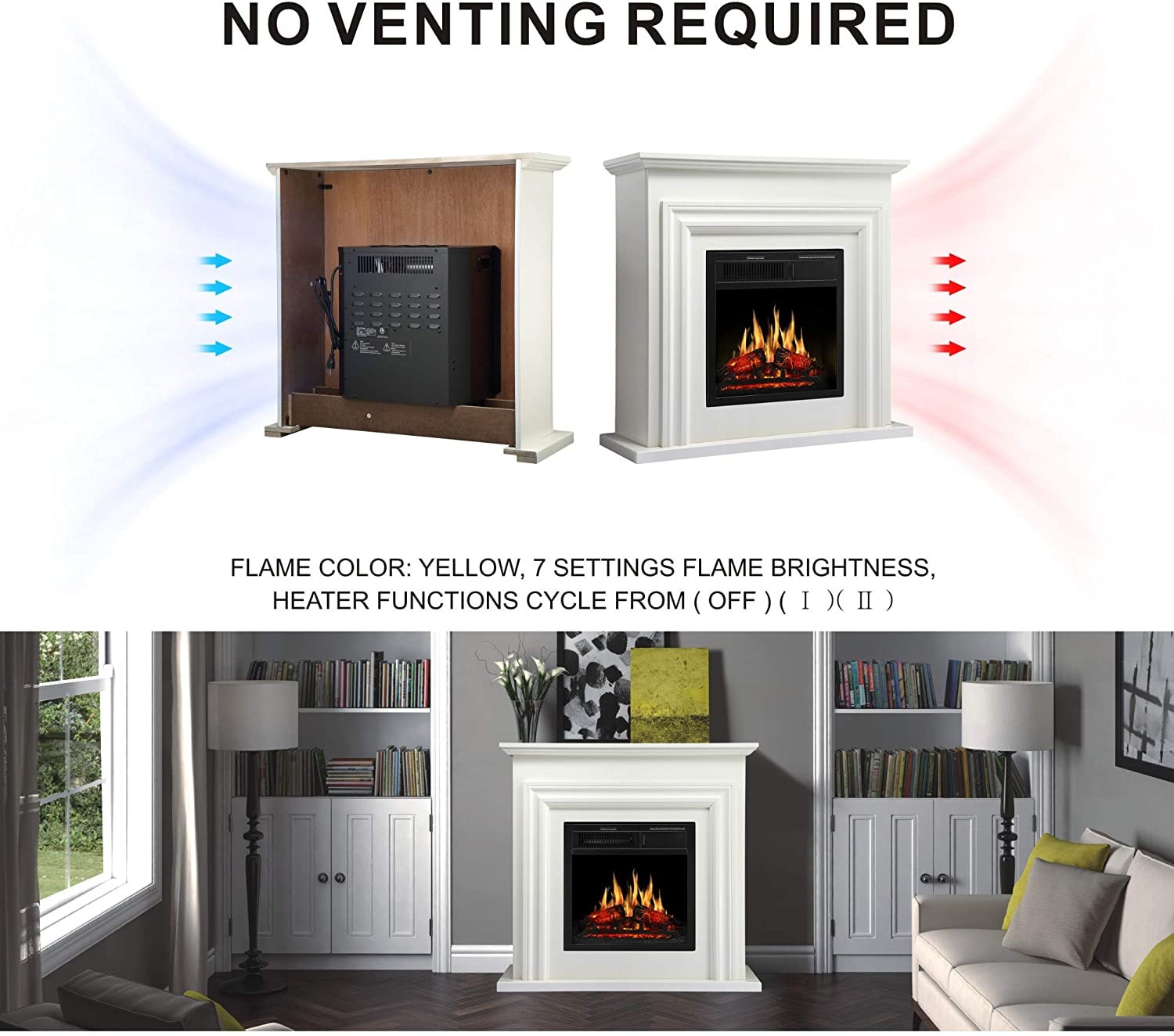EdenDirect NLCD041902 Electric-Fireplaces - View #3