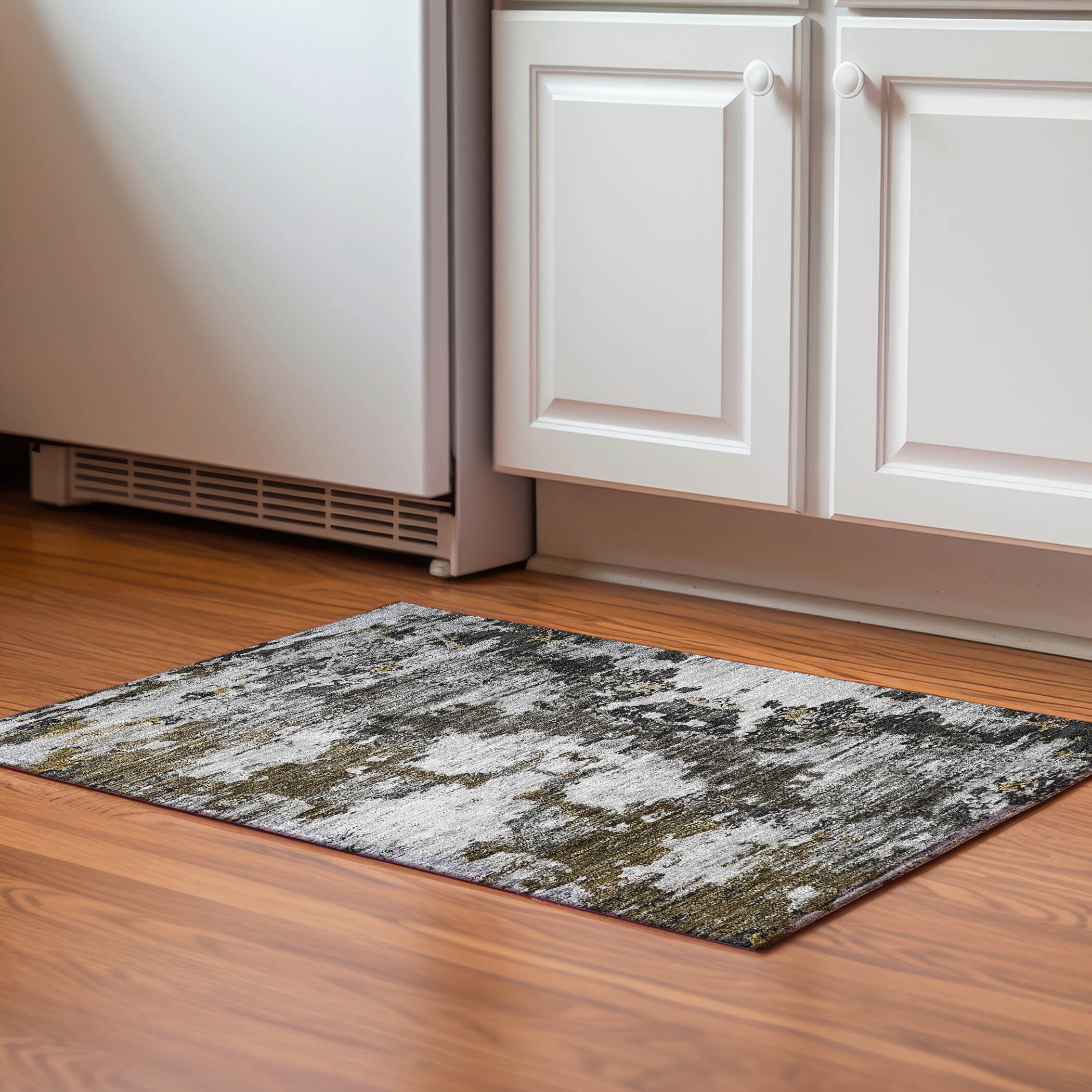 Addison Rugs AMF638TP20X30 Mayfield AMF638TP 2 x 3 (ft) Loomed Polyester Taupe Rectangular Indoor Geometric Machine washable Area rug