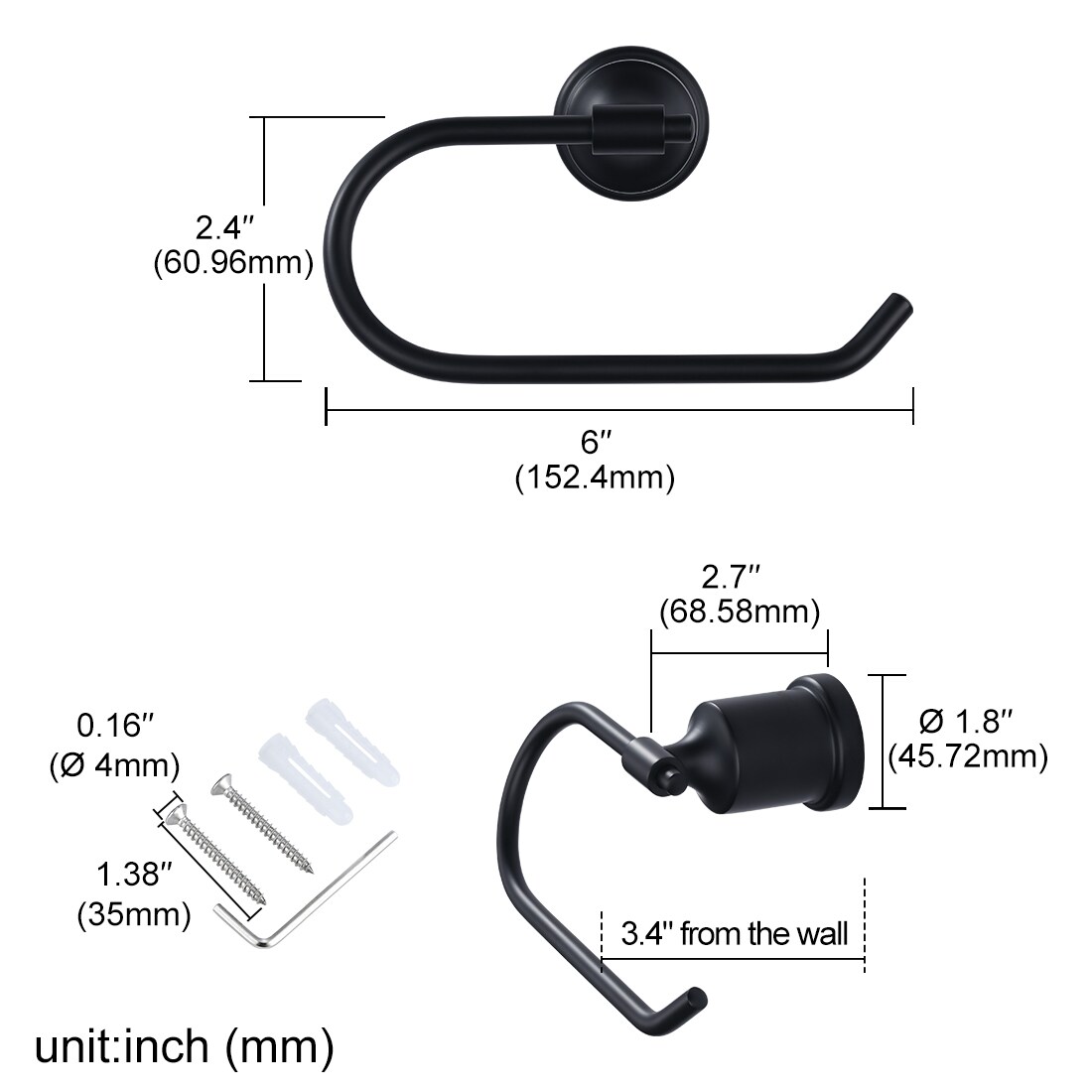 WOWOW 4031201B Decorative-Bath-Hardware-Kits - View #7