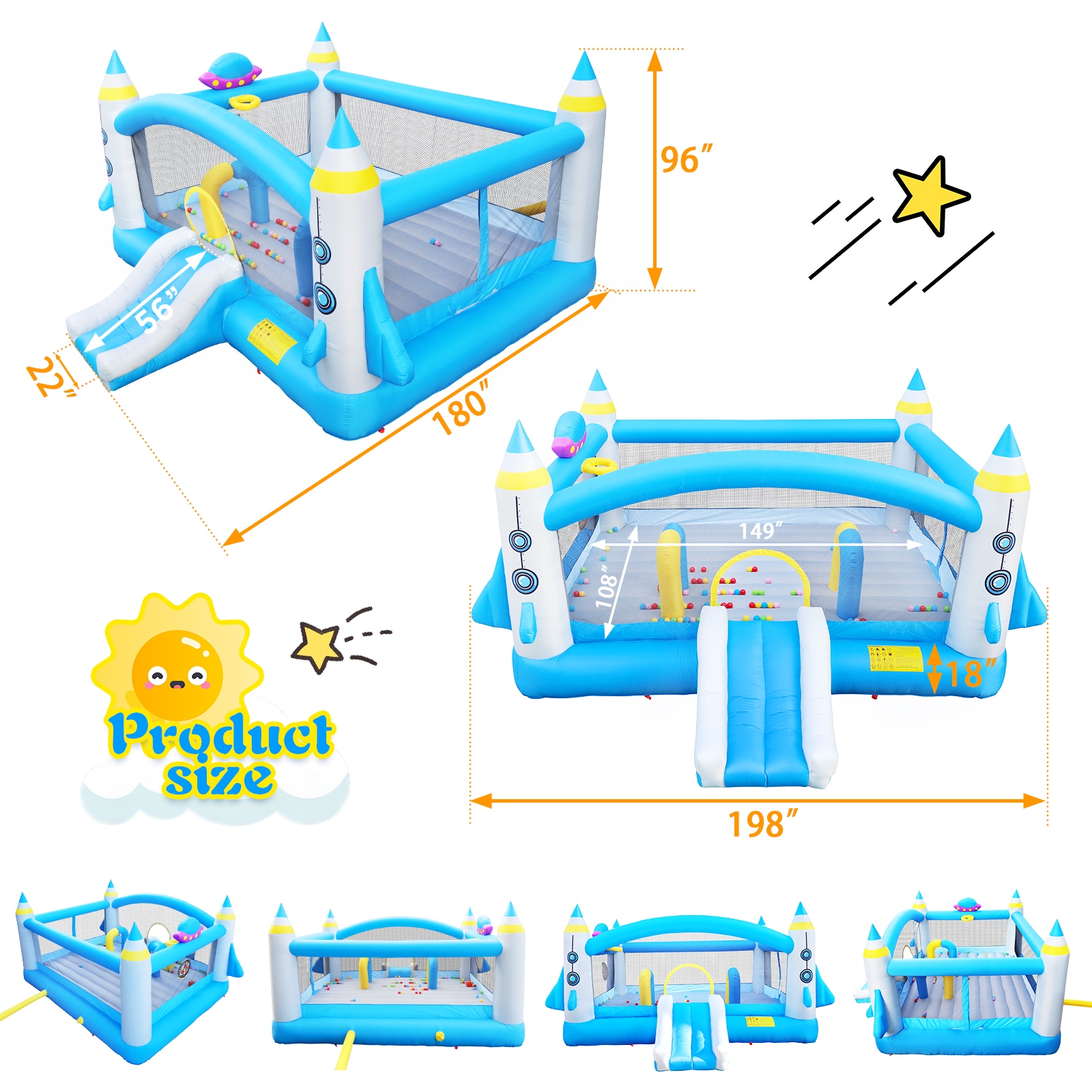 Siavonce XH00AAC Bounce-Houses - View #3