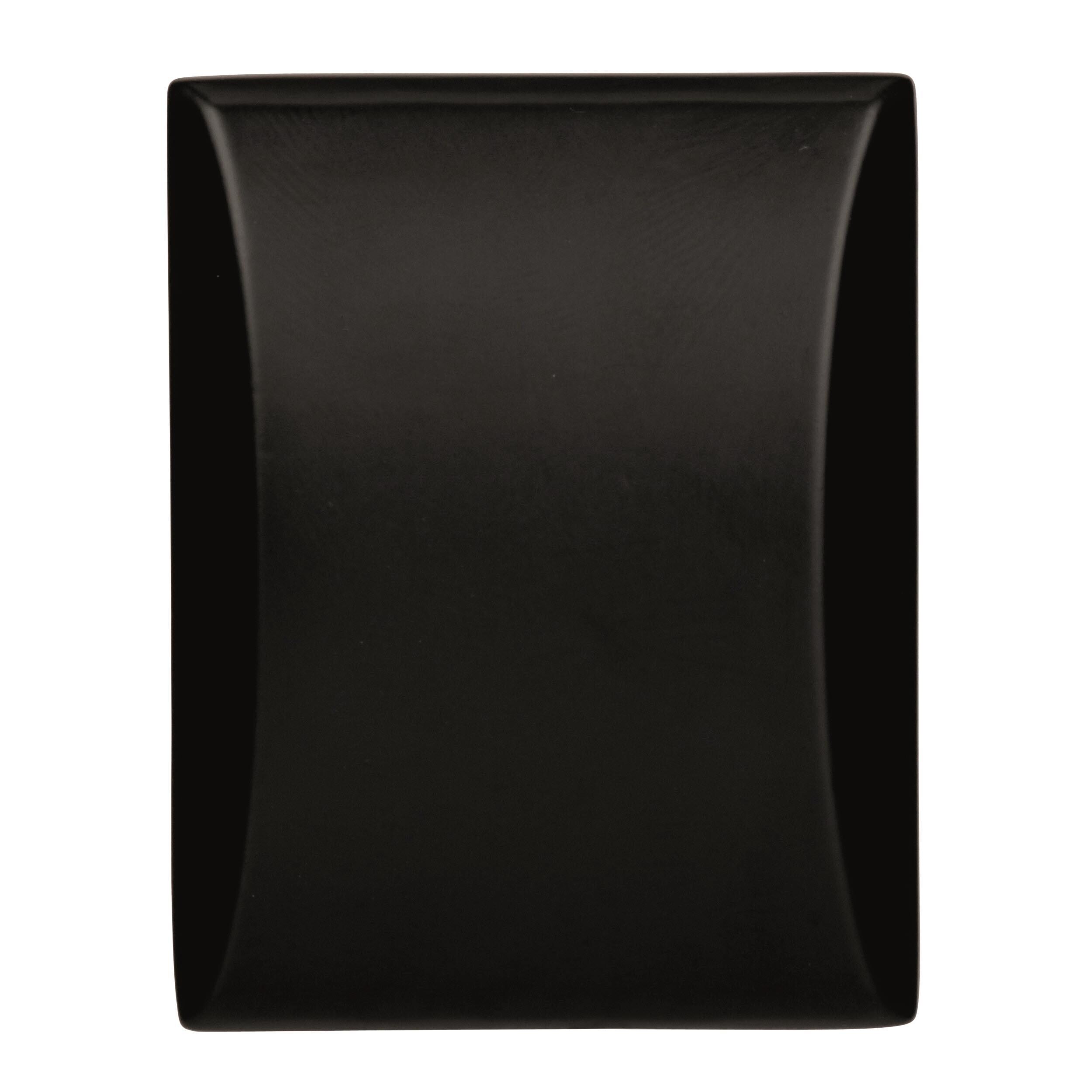 Black Bronze Rectangular Cabinet Knob with Mounting Hardware