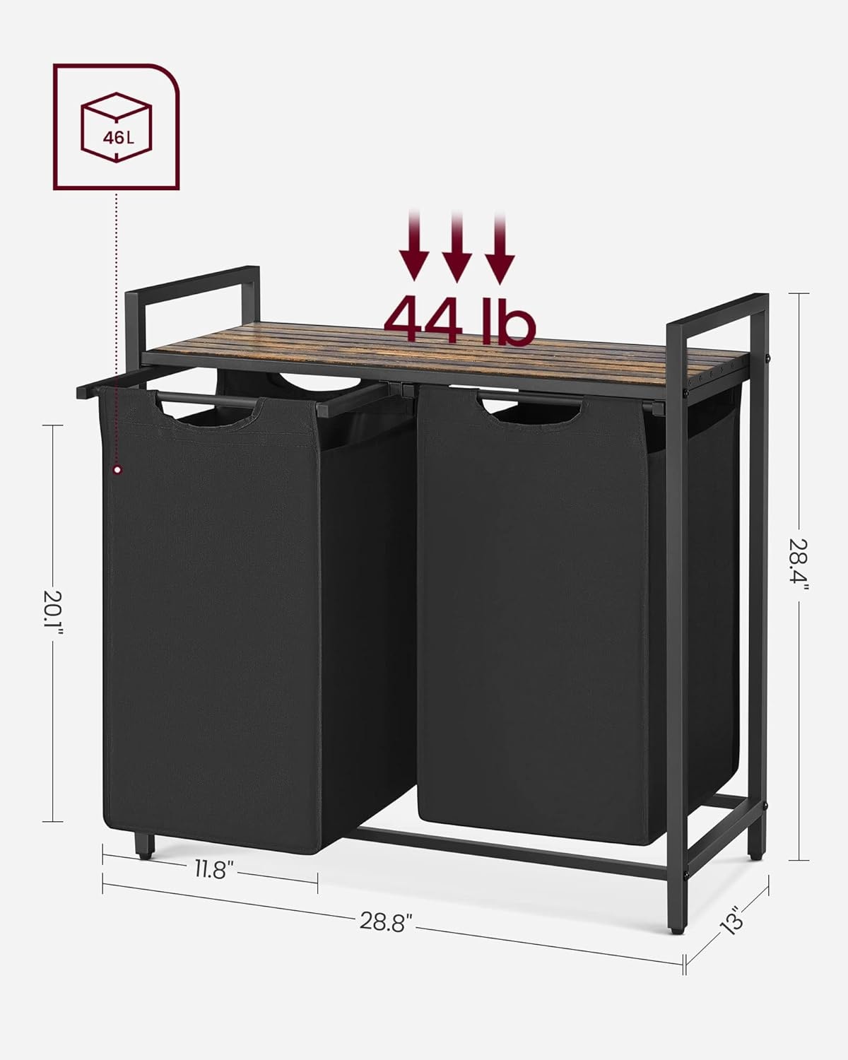 SONGMICS HOME BLH201B01V2 Hamper-Baskets - View #2
