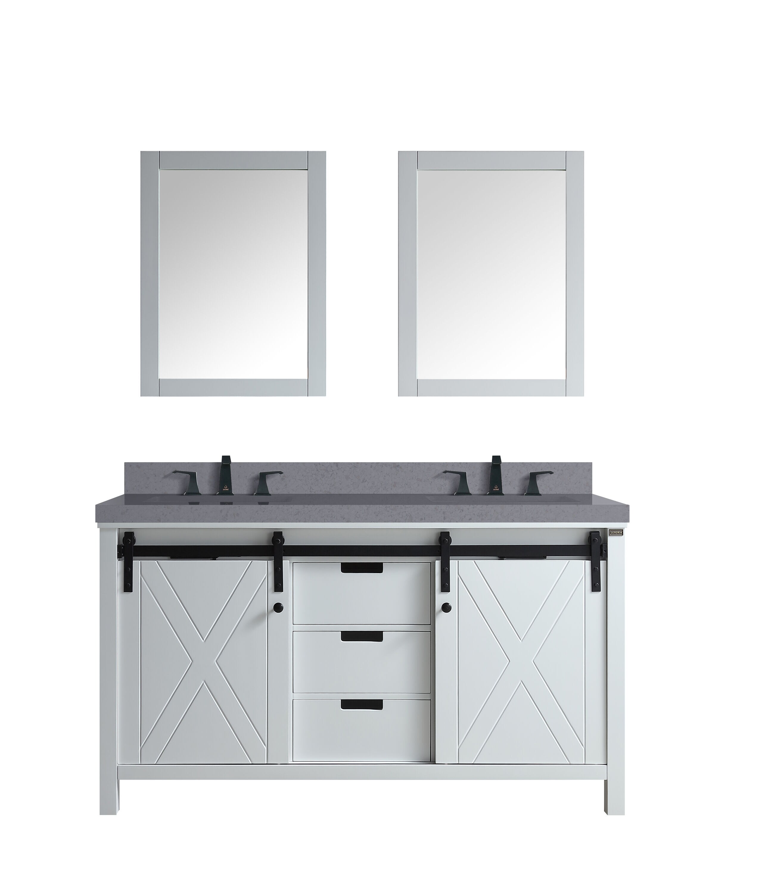 Lexora LM342260DAASM24F Bath-Vanity-Combo - View #2