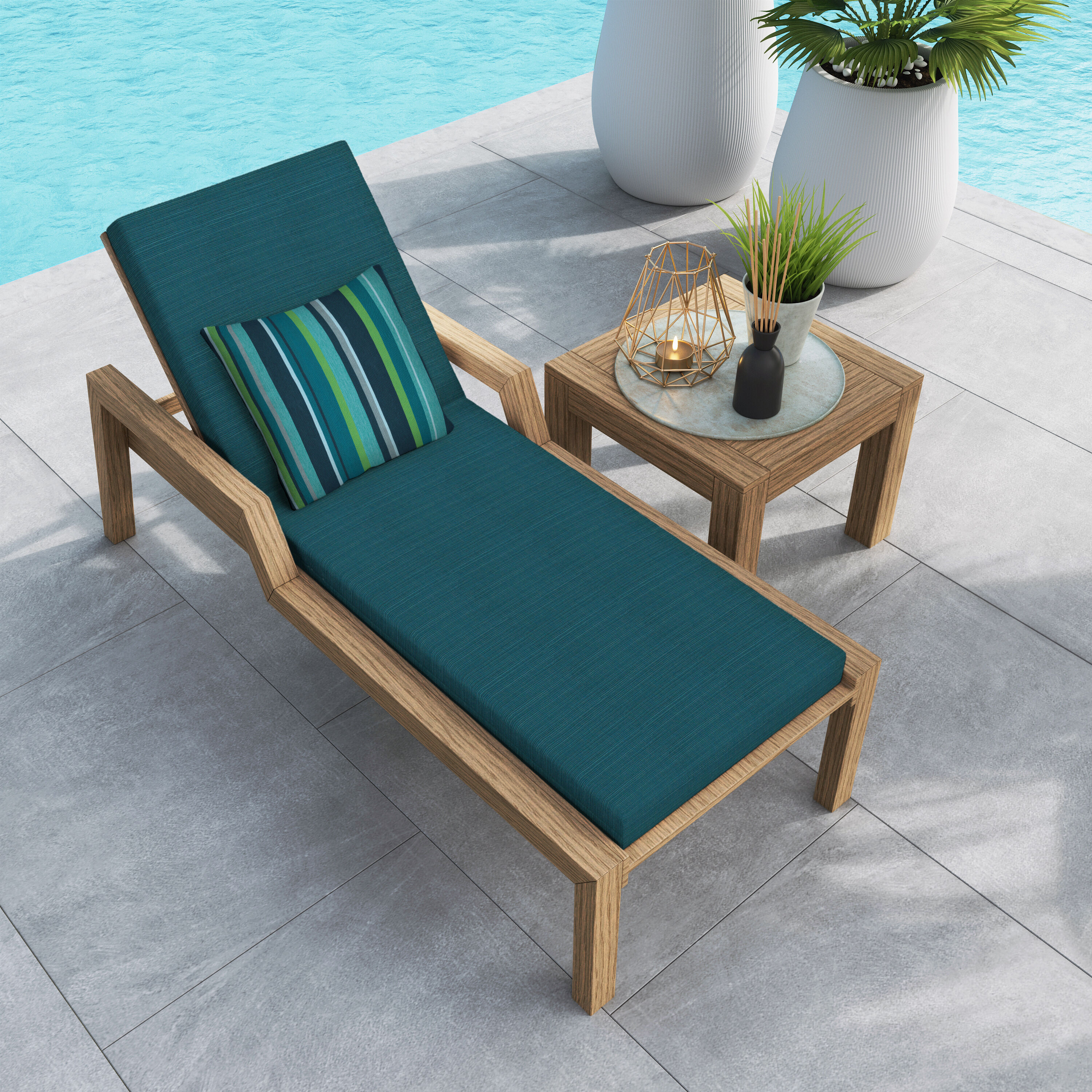 Sloane Outdoor Tapered Chair Cushion - Bed Bath & Beyond - 11420827