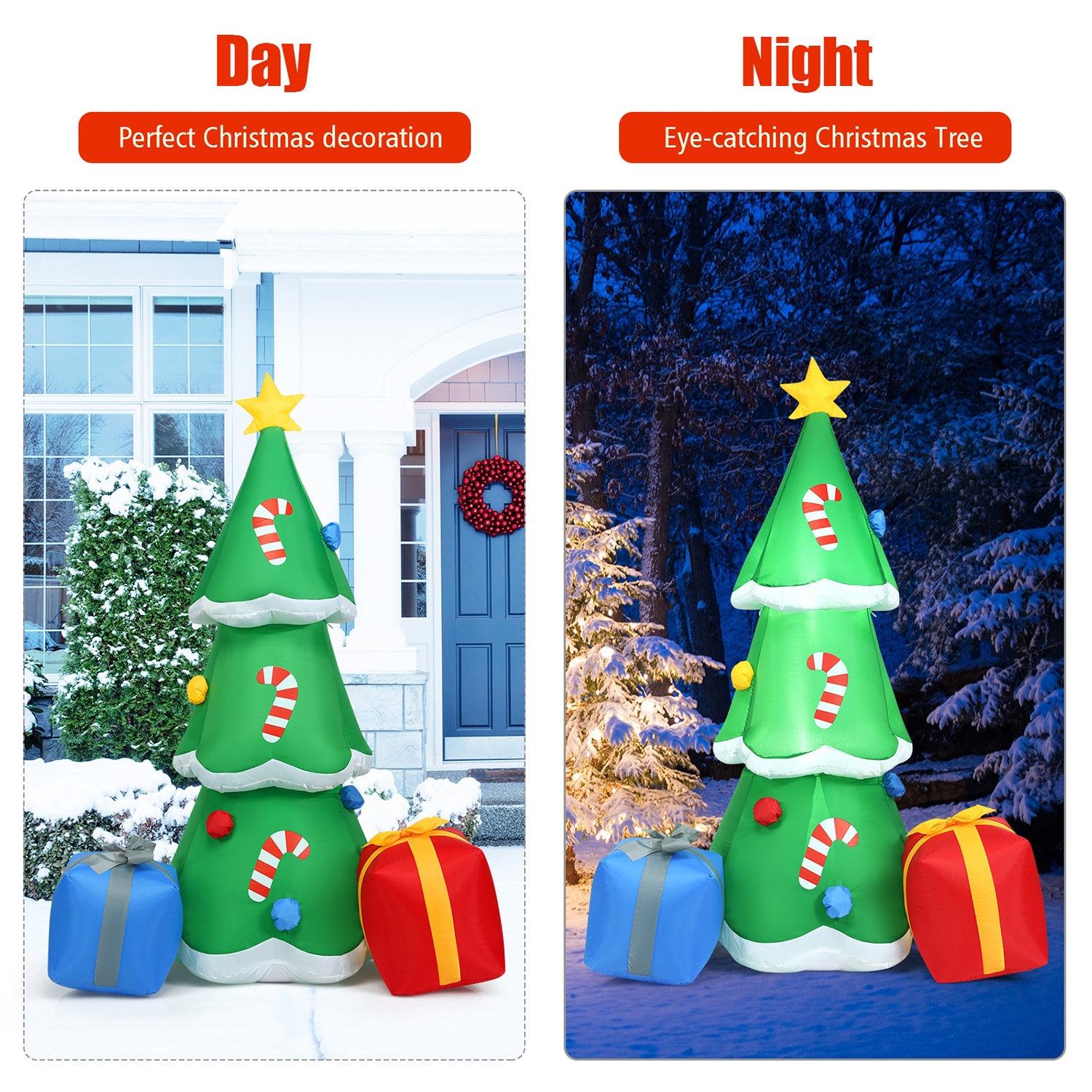 WELLFOR HYZ22862US Christmas-Inflatables - View #6