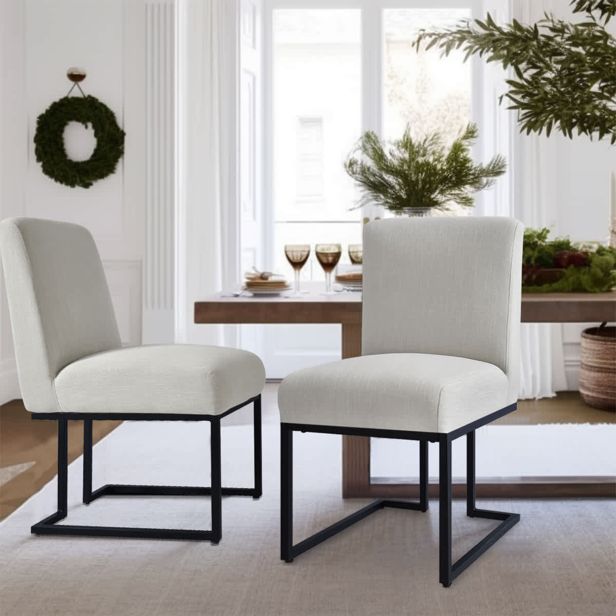 Maison Boucle MASON-CHAIR CREAM Dining-Chairs - View #4