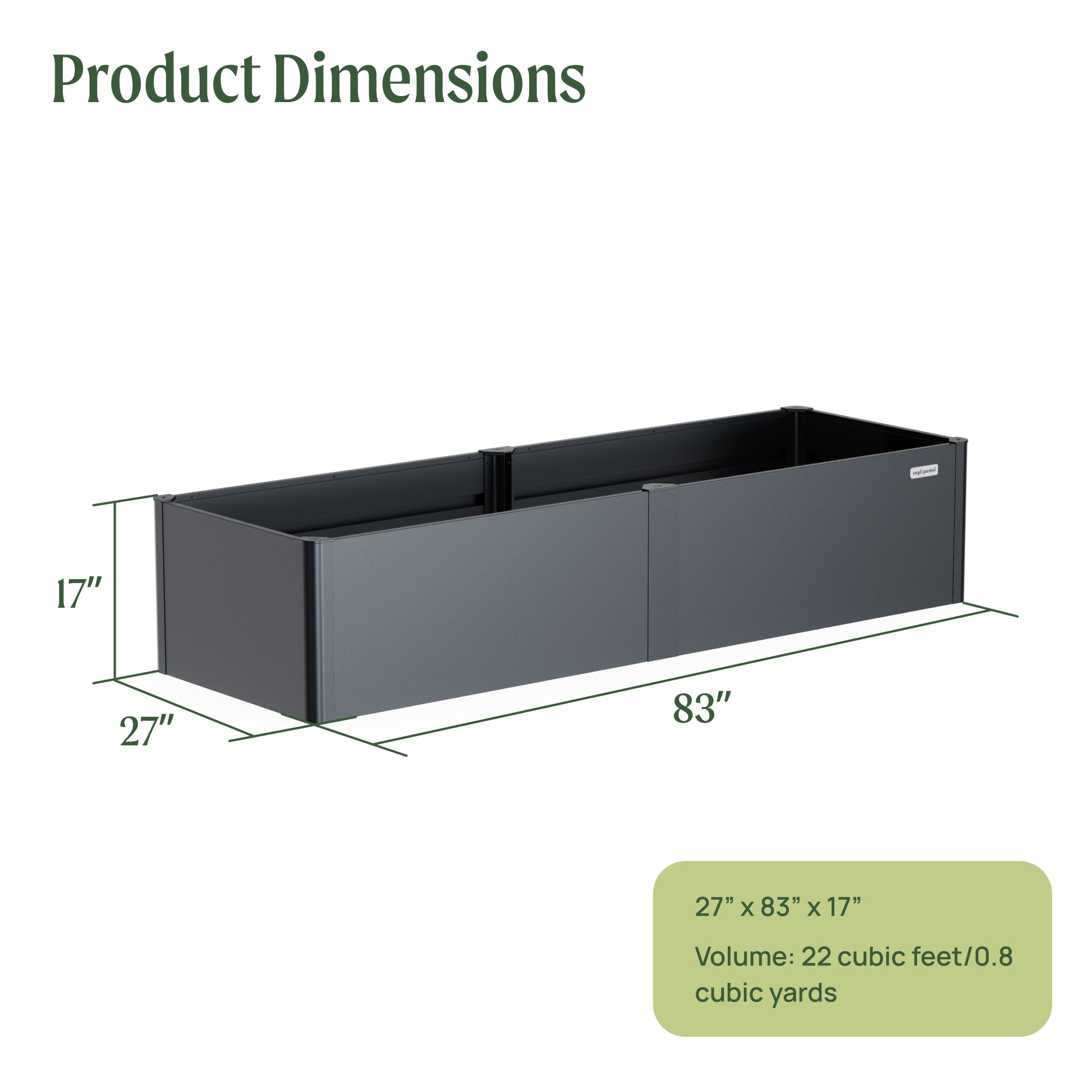 Vego Garden VBM2783CH Raised-Garden-Beds - View #2