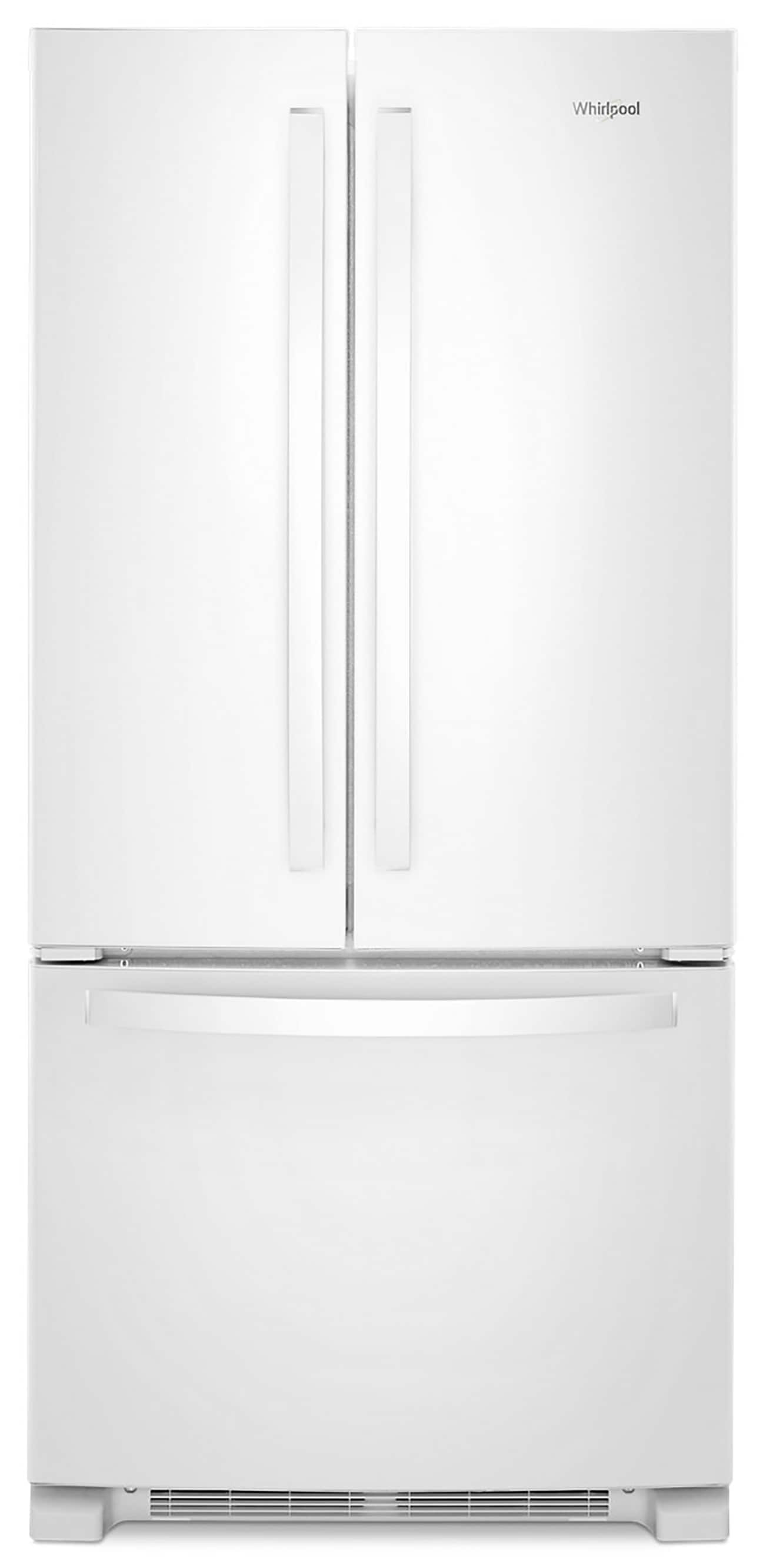 Whirlpool WRFF5333PW Standard-Depth 22.1-cu ft 3 -Door French Door Refrigerator ( White ) ENERGY STAR Certified
