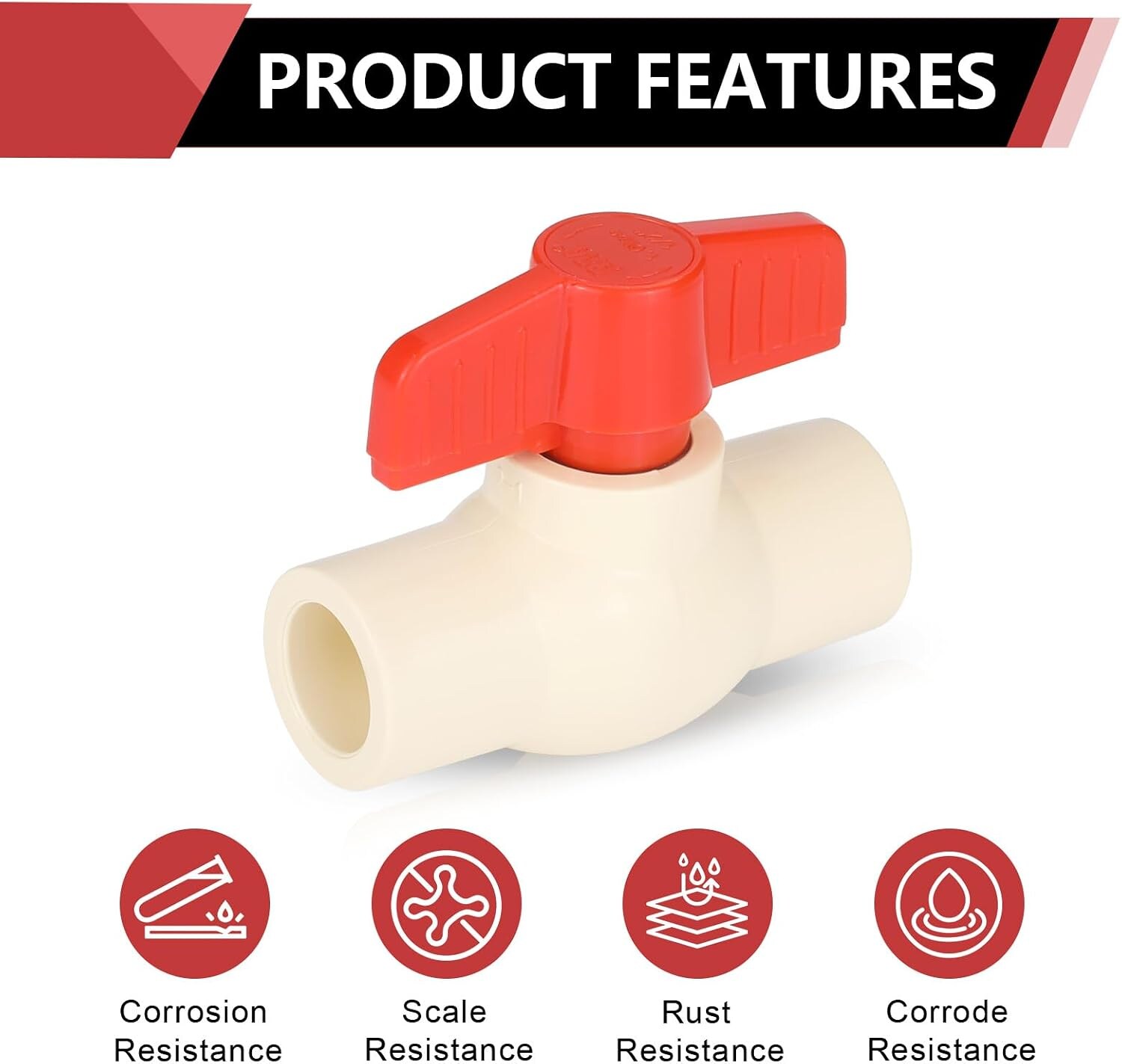 EFIELD CPVC001-10 Ball-Valves - View #3