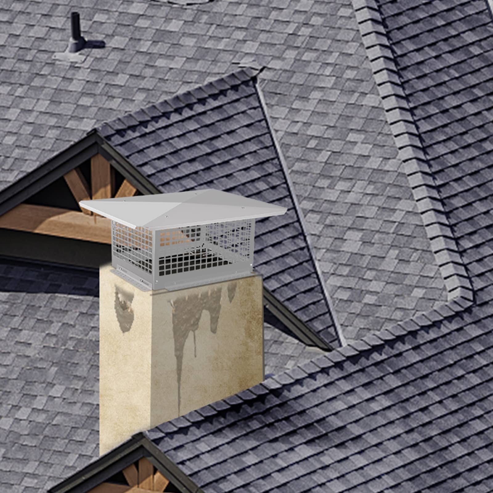 VEVOR YCZ13X17ZIUA1NN80V0 Chimney-Cap - View #2