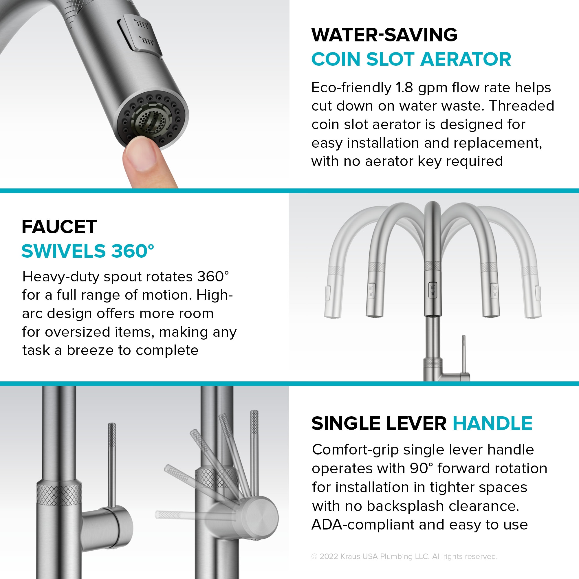 Kraus KPF-2654BG Kitchen-Faucets - View #11