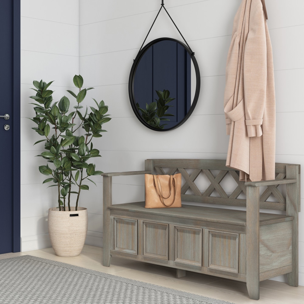 Simpli Home AXCAMH13-GR bench - View #4