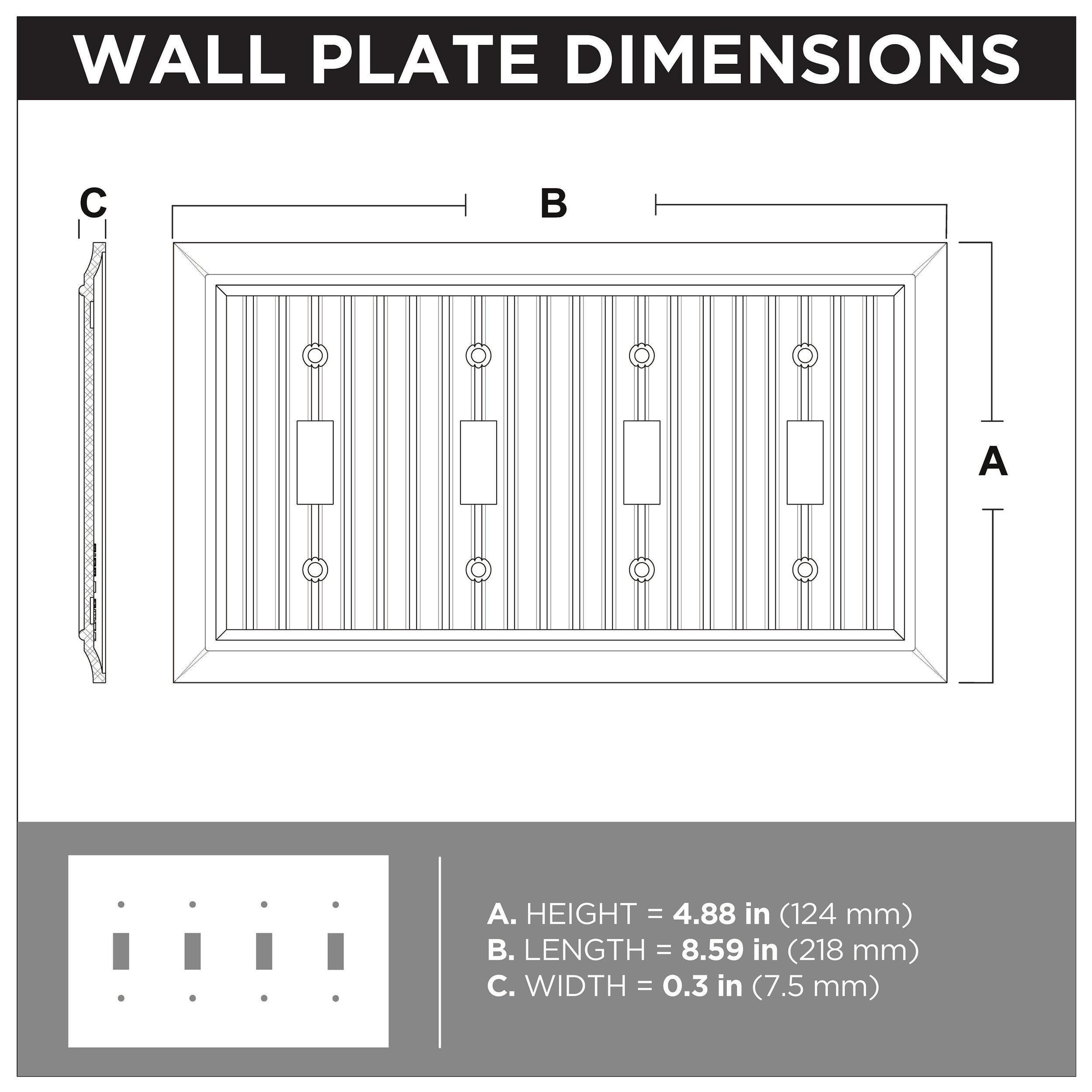 allen + roth W37240-PW-C1 Electrical-Wall-Plates - View #11