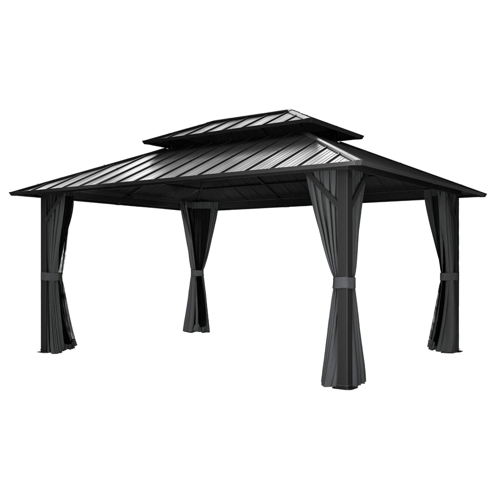  EL-ZPTPSJ-1216-H-WL3 Wood-Resin-Gazebos - View #7