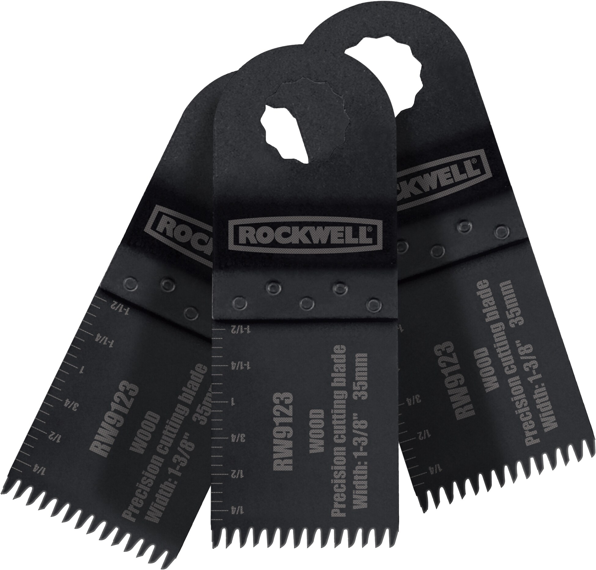ROCKWELL RW9123.3 Sonicrafter 3-Pack High Speed Steel Oscillating Tool Blade